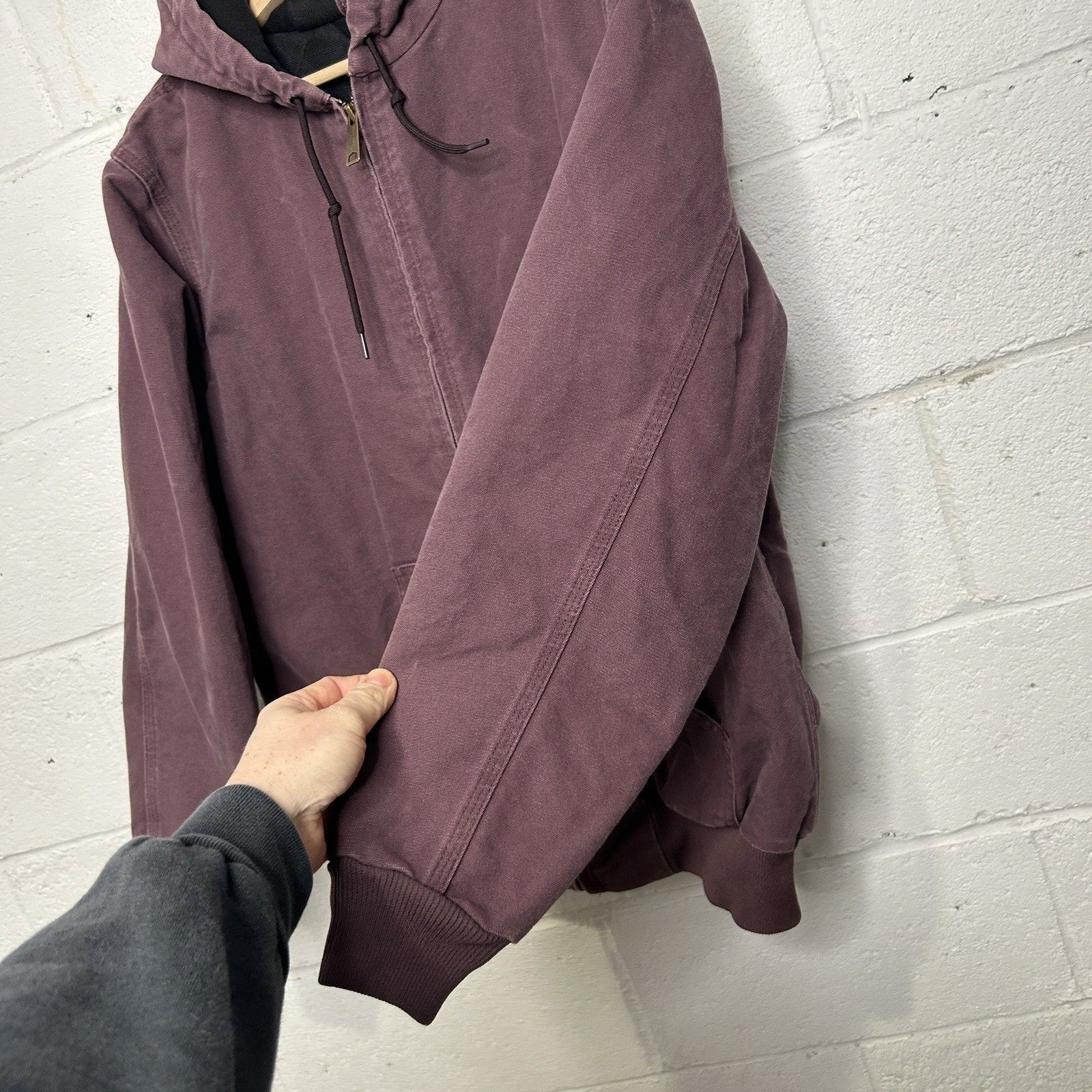 Carhartt Vintage Carhartt Quilted Active Jacket “Deep Plum” WJ130 DPM Size L / US 10 / IT 46 - 5 Thumbnail