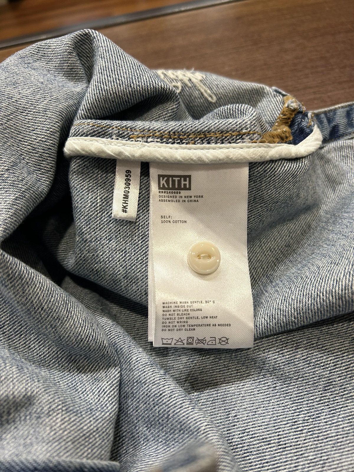 Kith Kith Denim Button Up Shirt Size US XXL / EU 58 / 5 - 4 Thumbnail