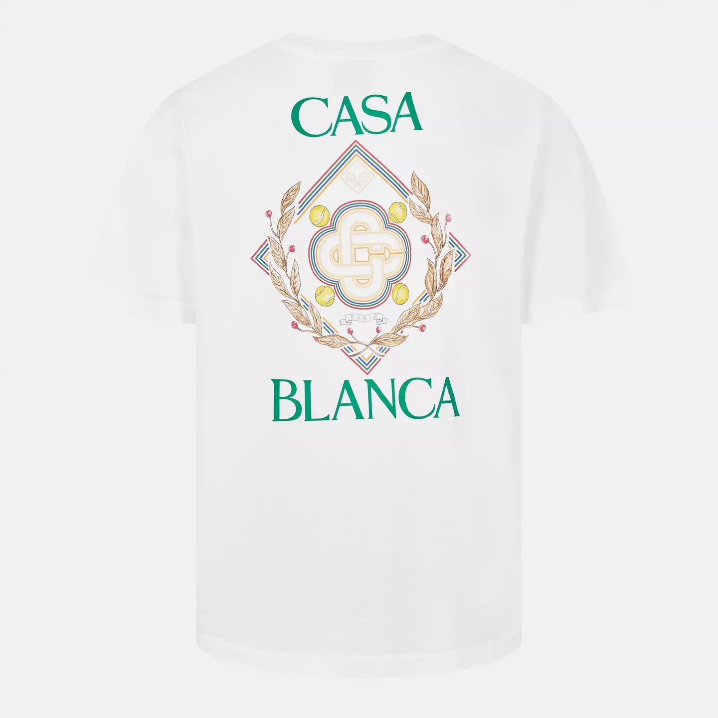 Casablanca o1g2r1mq0426 Championship Diamond T-Shirt in White Size US XL / EU 56 / 4 - 2 Thumbnail