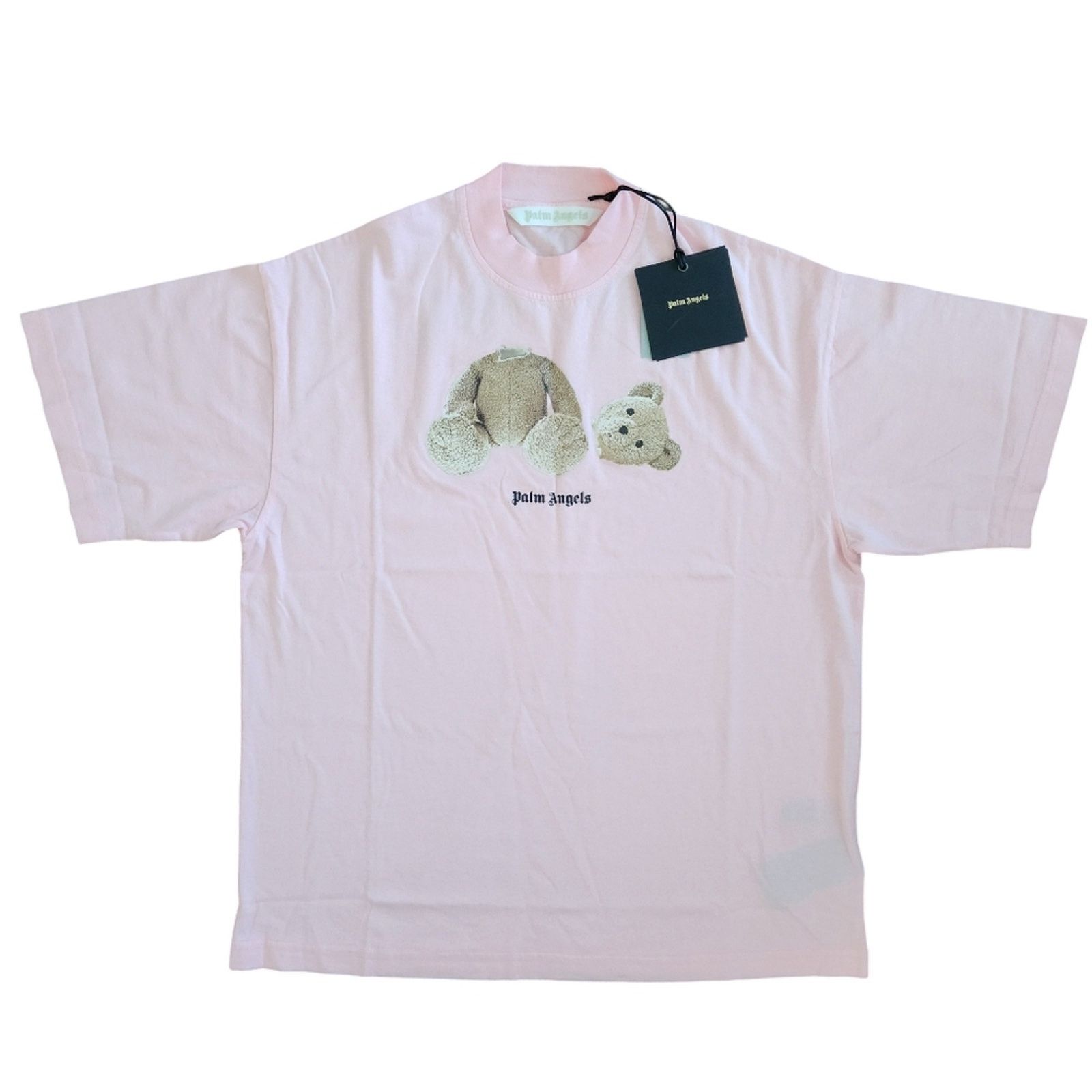 Palm Angels Palm Angeles Bear Loose Tee Baby Pink Designer Unisex Size US S / EU 44-46 / 1 - 1 Thumbnail