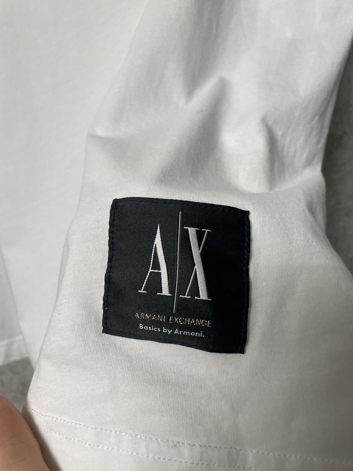Armani Exchange Armani Exchange White Basic Polo T-Shirt Size US XL / EU 56 / 4 - 5 Thumbnail