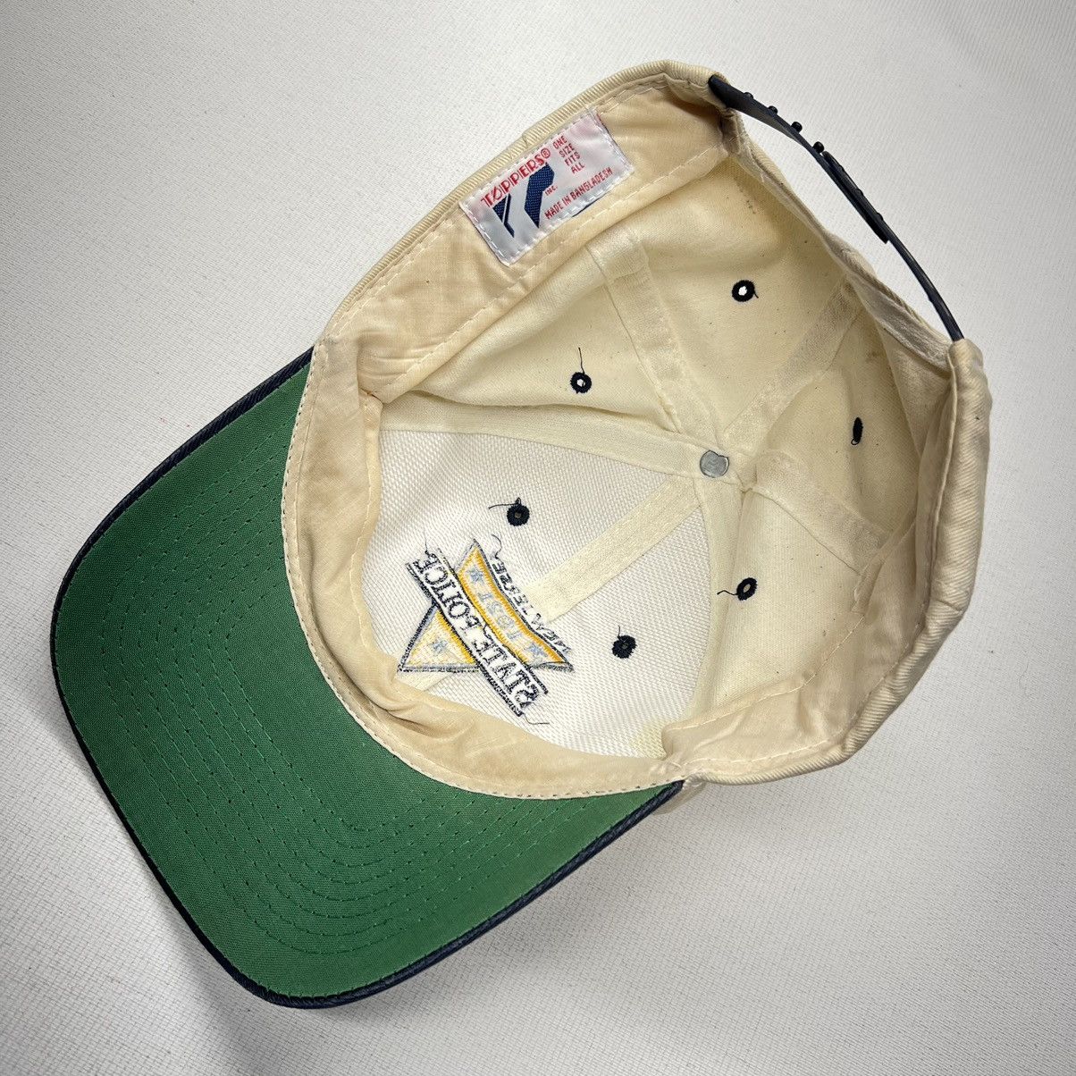 Vintage VTG State Police Hat Beige New Jersey Blue Snap Back Logo Size ONE SIZE - 12 Thumbnail