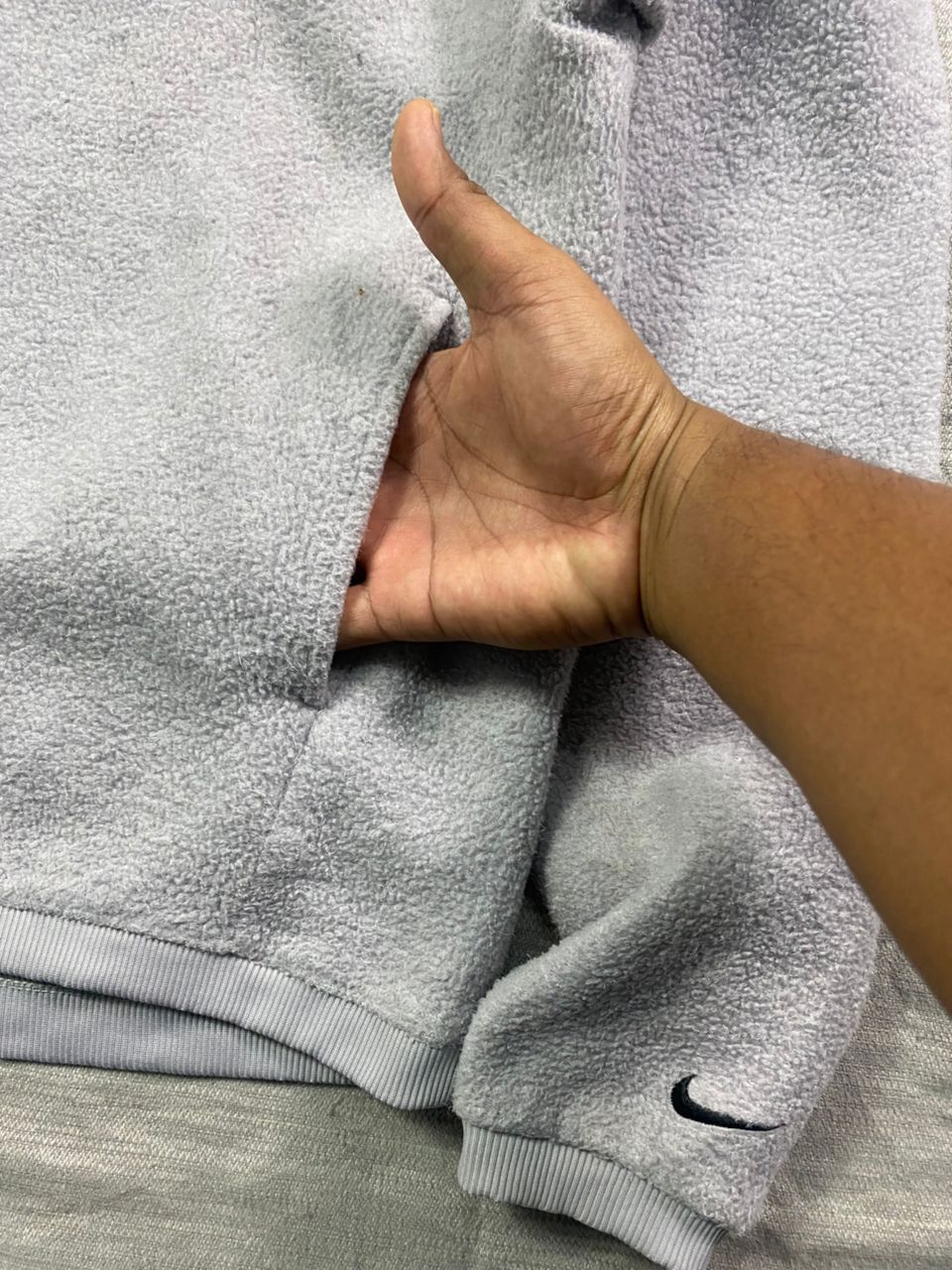 Nike Nike Cowl Neck Fleece Sweater Size M / US 6-8 / IT 42-44 - 3 Thumbnail