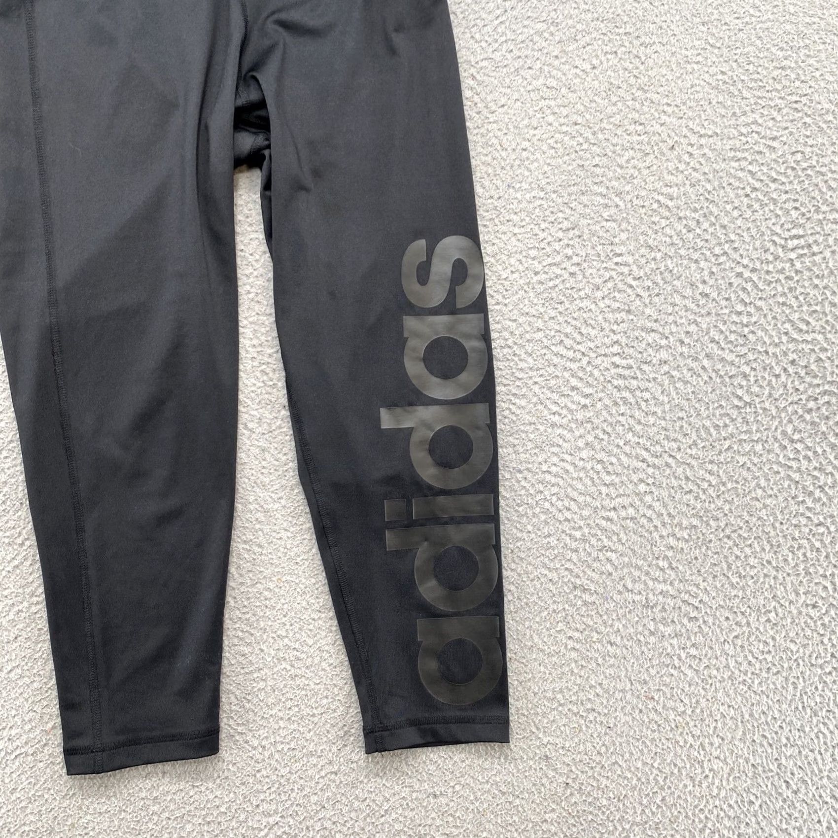 Adidas Adidas Climalite Black Ankle Legging Pants Women’s Medium Size M Black Leggings Workout Yoga Size 32" / US 10 / IT 46 - 2 Thumbnail