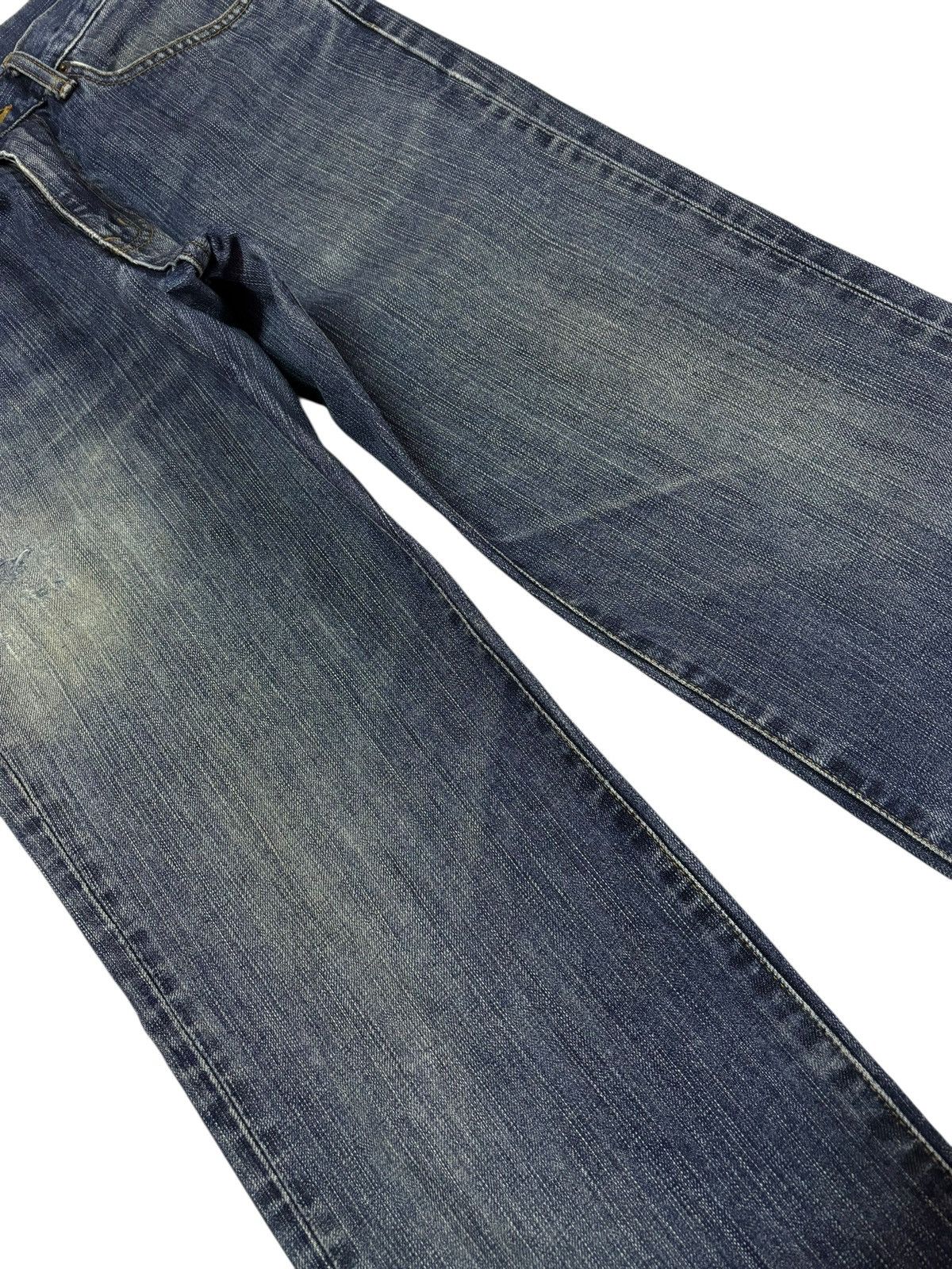 Edwin Vtg Edwin Japan 503 Distressed Jeans Size US 28 / EU 44 - 3 Thumbnail