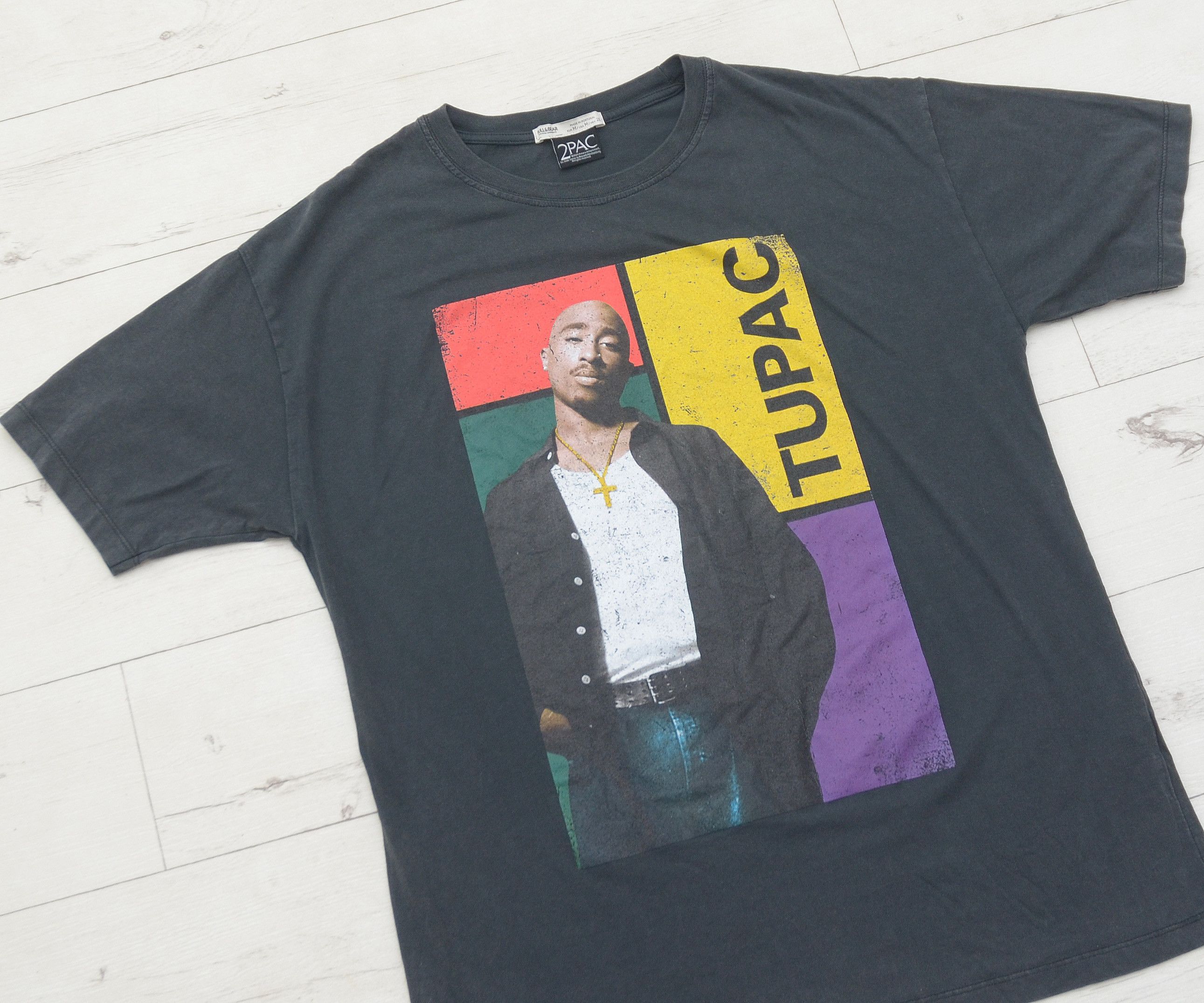 Rap Tees Tupac Rap Tee Streetwear Graphic Printed Hype Unisex Y2k Size US M / EU 48-50 / 2 - 2 Thumbnail