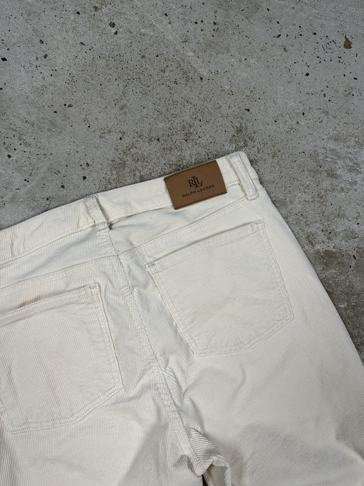 Lauren Ralph Lauren Lauren Ralph Lauren Cream Corduroy Pants Size 30" / US 8 / IT 44 - 16 Thumbnail