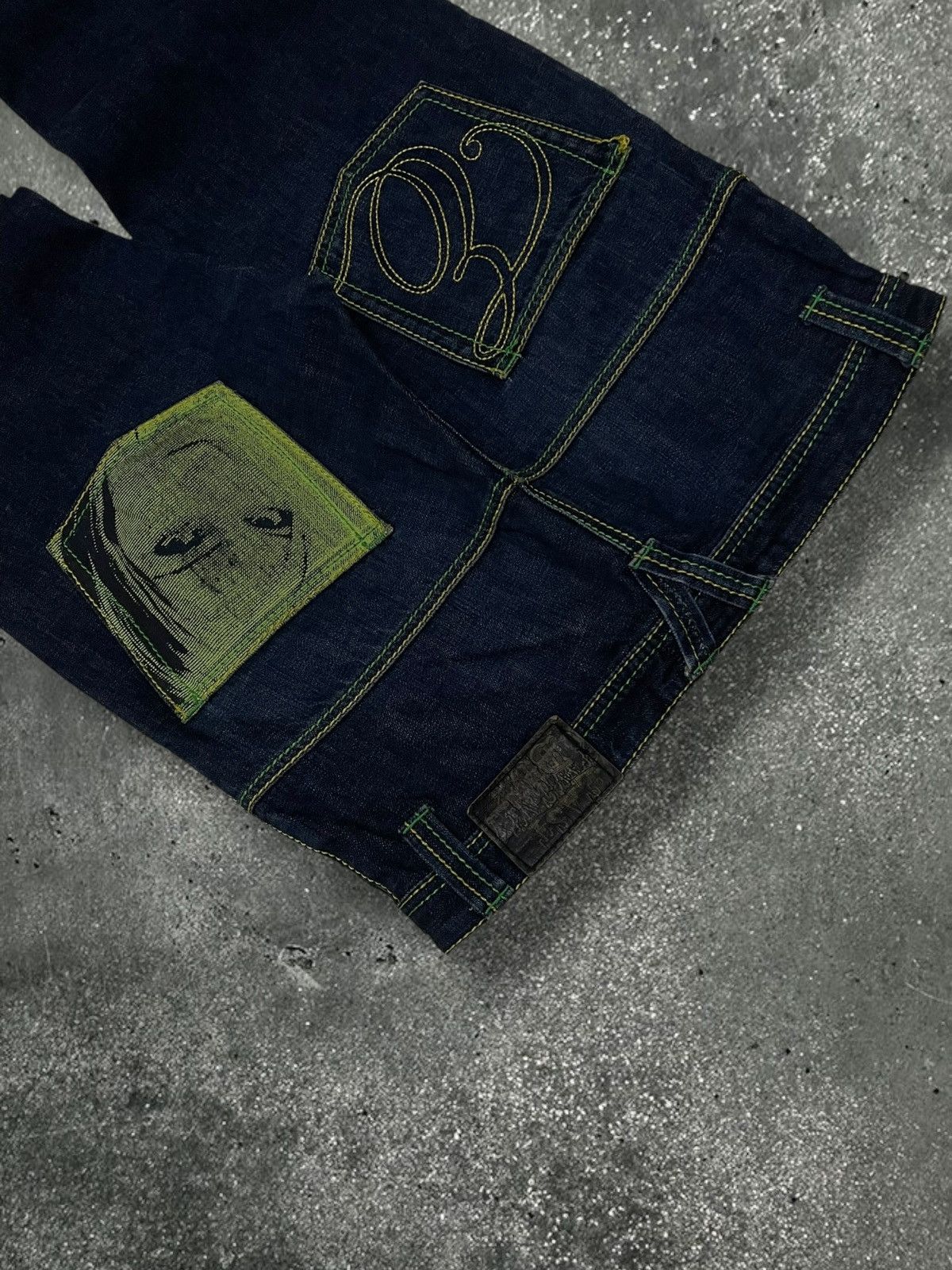 Hysteric Glamour Vintage 1990s Rare Japan Etbx Intermediate Cyberpunk Denim Size US 34 / EU 50 - 6 Thumbnail