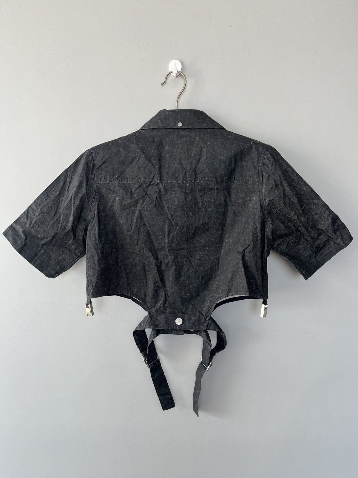 If Six Was Nine JAPANESE NUTH CROP SHIRT BONDAGE PUNK SEDITIONERIES GOTHIC Size US M / EU 48-50 / 2 - 4 Thumbnail