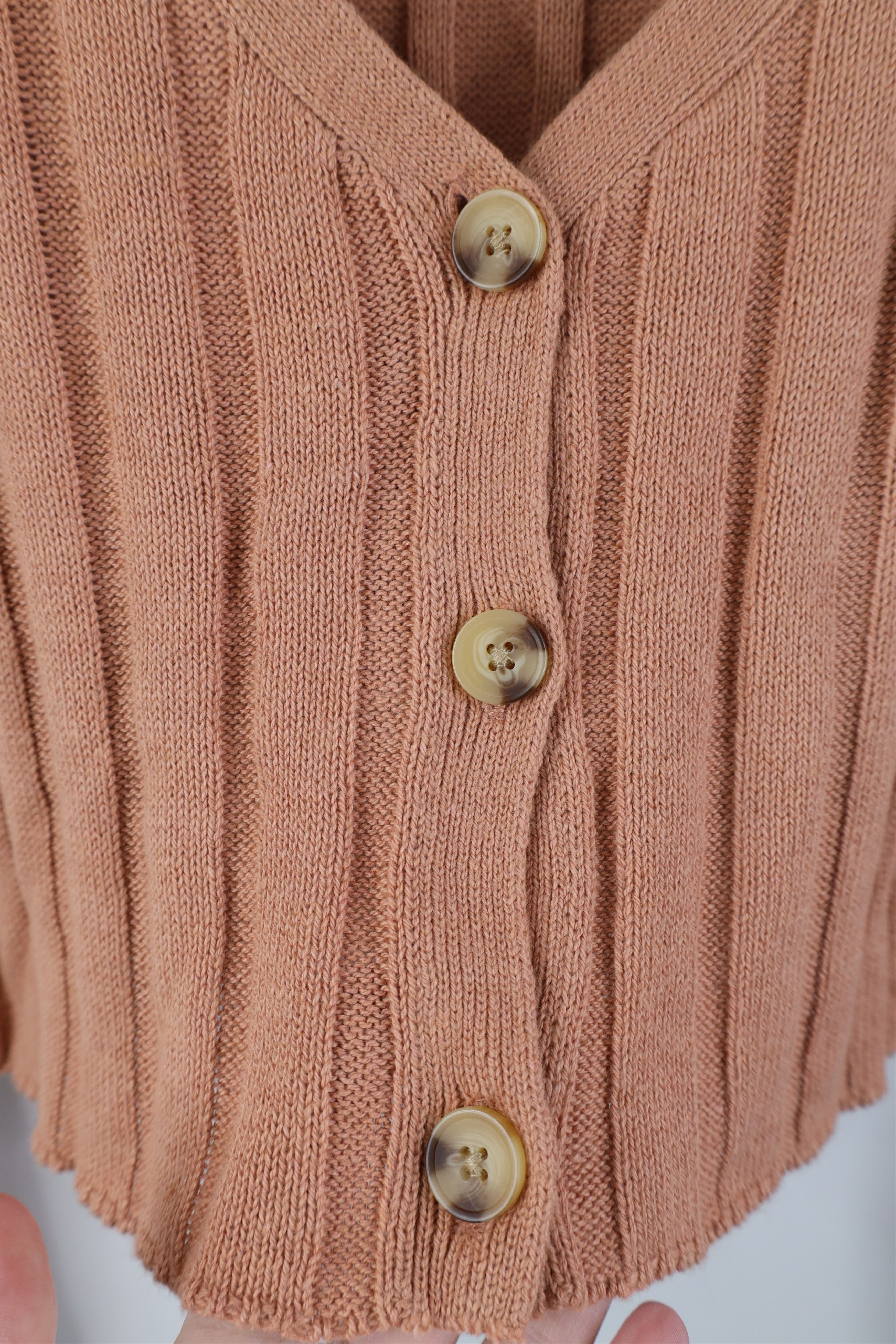 Aeropostale Vintage Y2K Aeropostale Cropped Ribbed Knit Cardigan Sweater Size S / US 4 / IT 40 - 4 Thumbnail