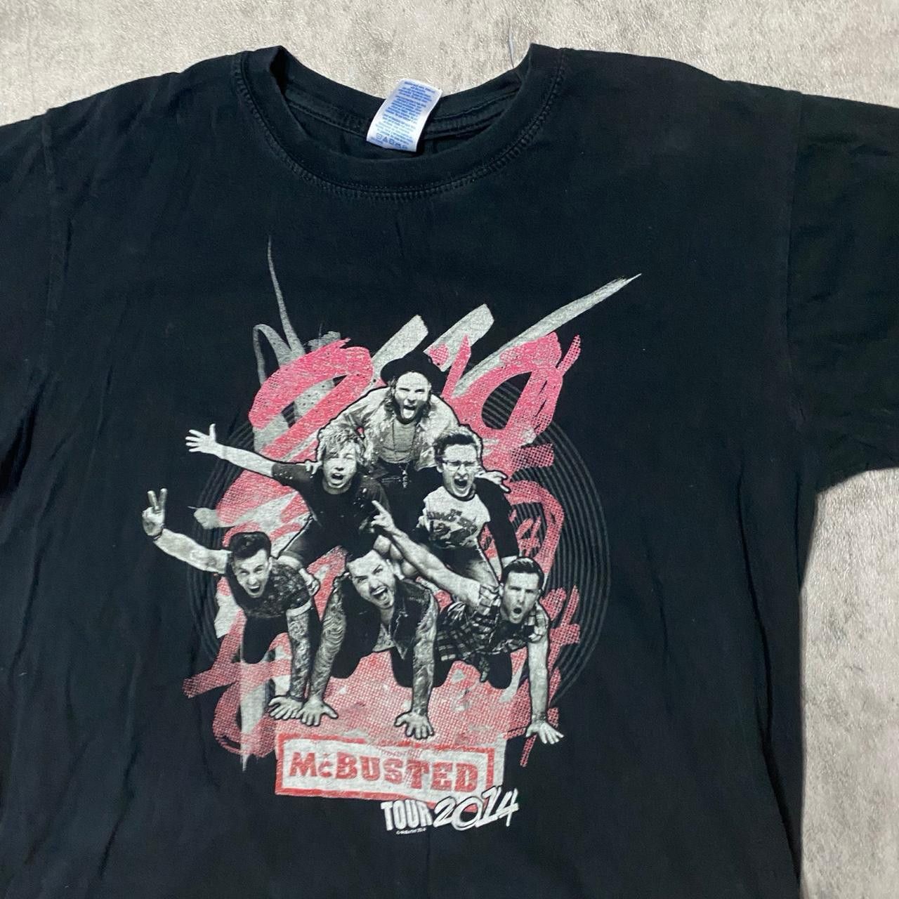 Gildan McBusted 2014 black and red band tee #McBusted Size US M / EU 48-50 / 2 - 2 Thumbnail