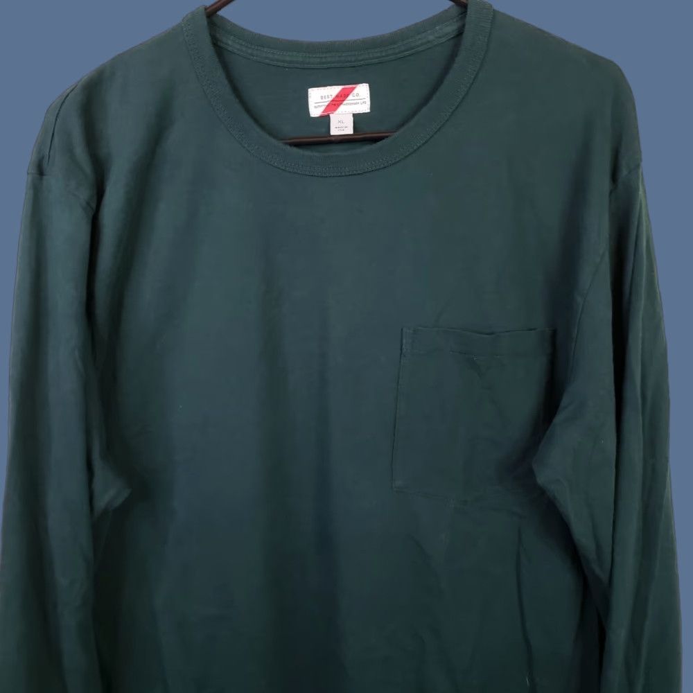 CO Best Made Co Shirt Men XL Green Long Sleeve Crew Neck Tee Casual USA Size US XL / EU 56 / 4 - 1 Thumbnail