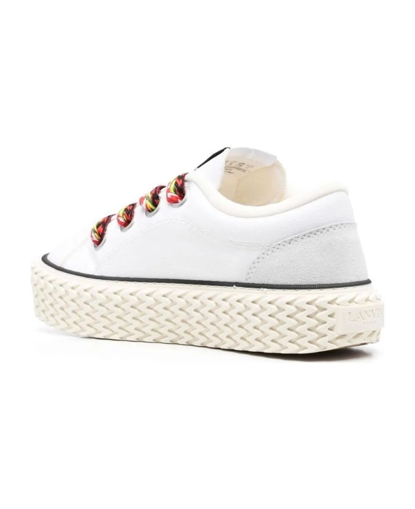 Lanvin o1y0326 Low-Top Sneakers in White/Gray Size US 7 / IT 37 - 3 Thumbnail