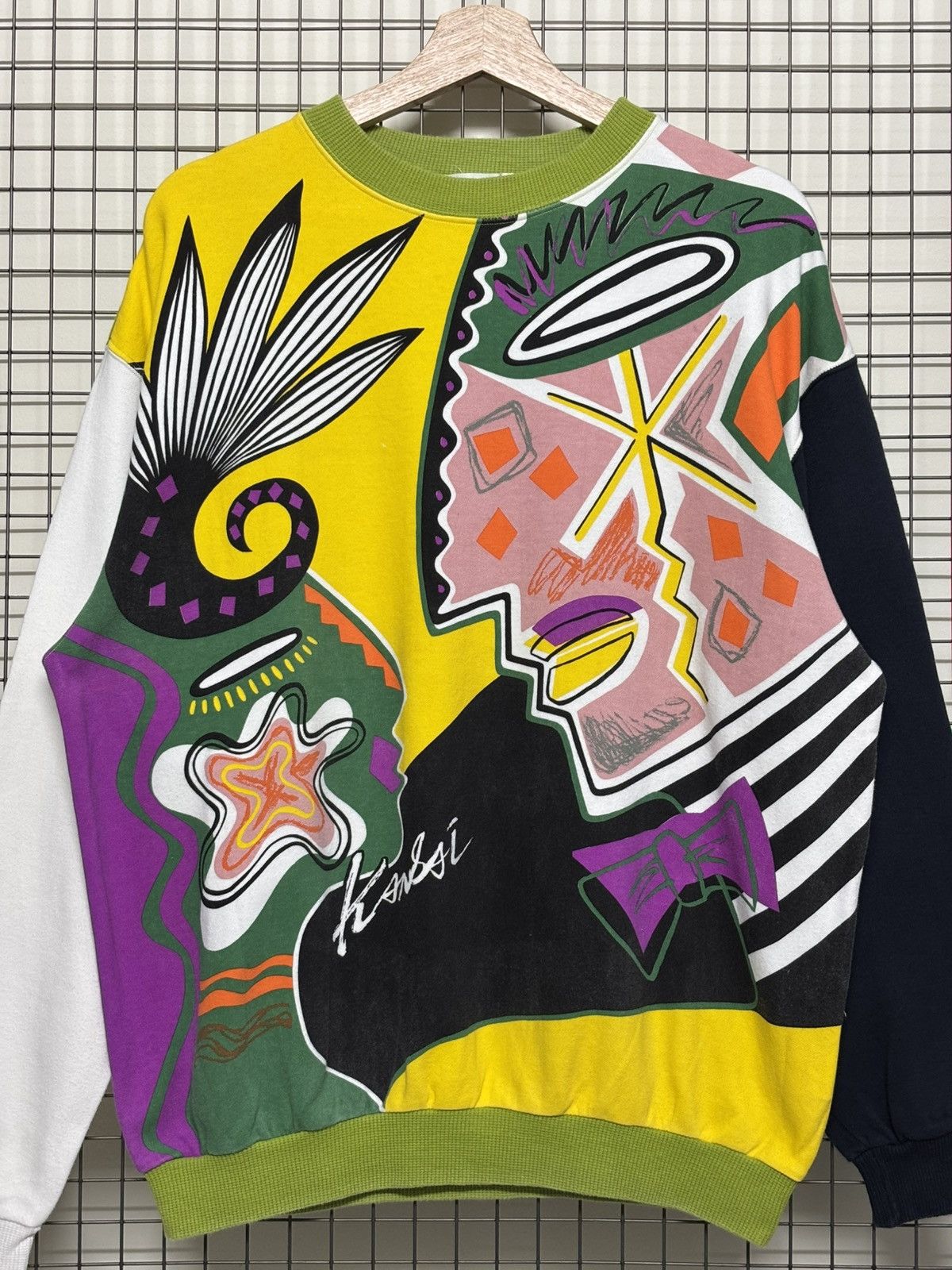 Kansai Yamamoto 🚨FINAL DROP🚨Vintage Kansai O2 Art Sweatshirt Size US M / EU 48-50 / 2 - 1 Thumbnail