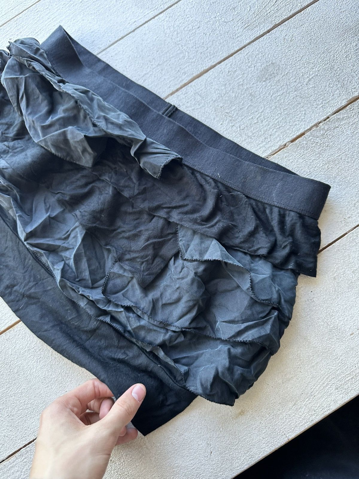 Juicy Couture SEXY🚨 JUICY COUTURE Y2K AVANT GARDE MESH MINI SKIRT Size 31" - 5 Thumbnail