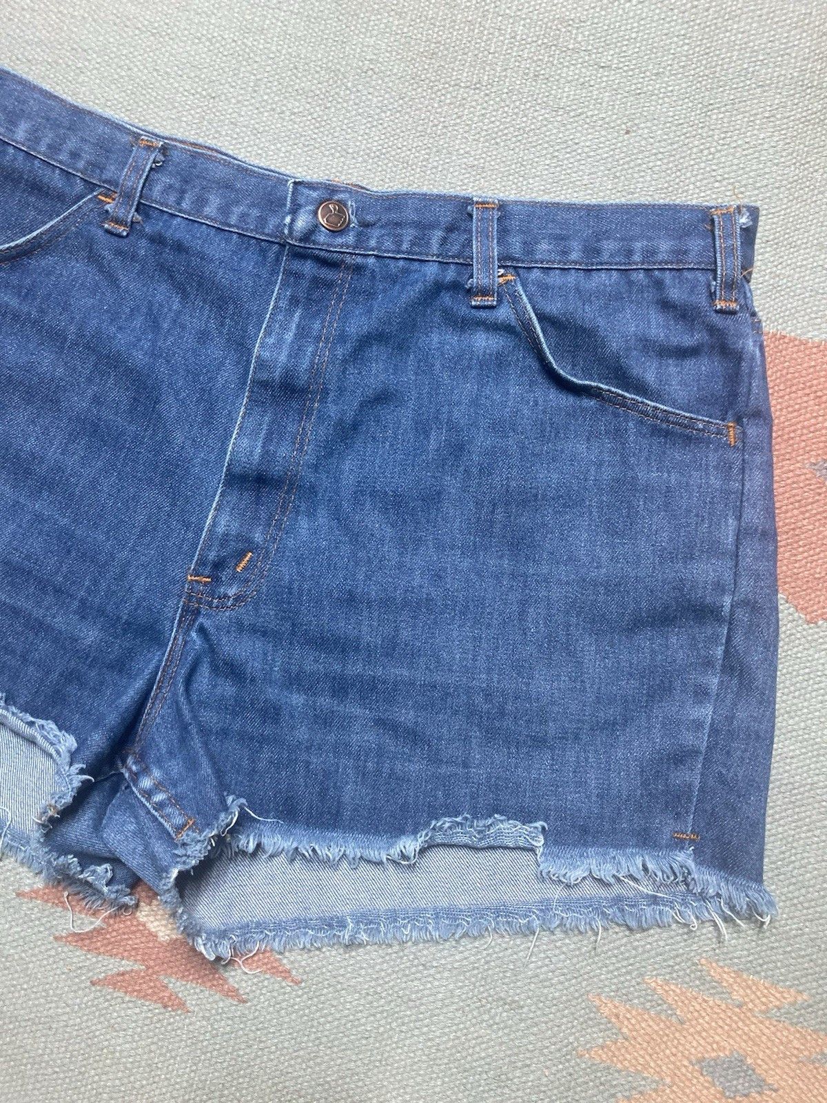 Sears × Vintage Sears thumbs up jeans shorts cut off jorts denim 80s size 36 Size US 36 / EU 52 - 2 Thumbnail