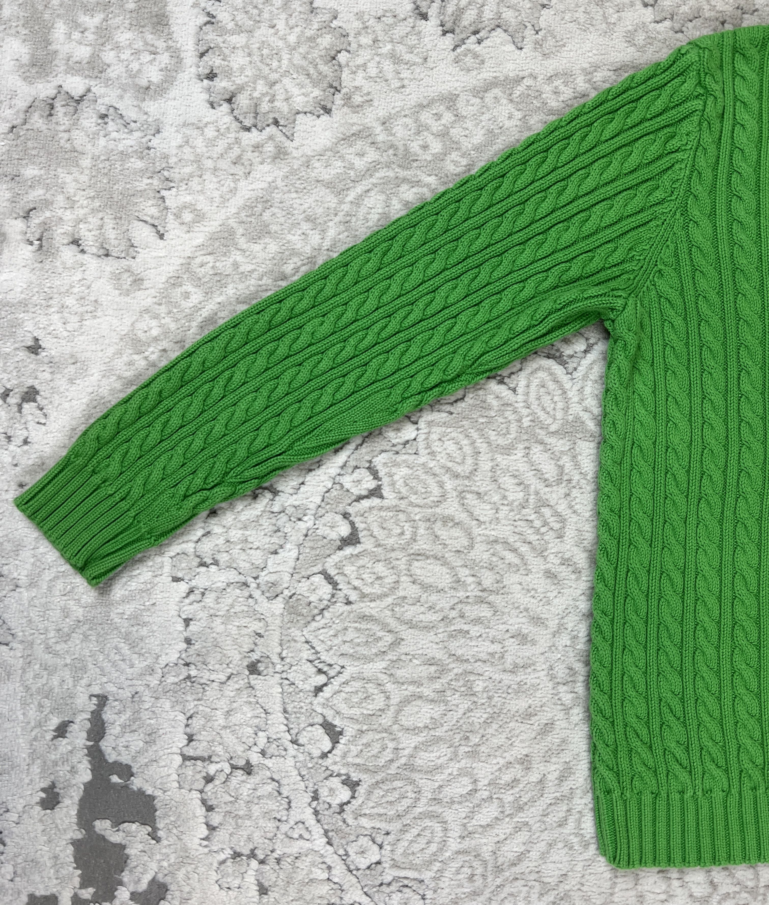 Lauren Ralph Lauren Vtg Lauren Ralph Lauren Cable Knit Sweater Jumper Crest Size L / US 10 / IT 46 - 7 Thumbnail