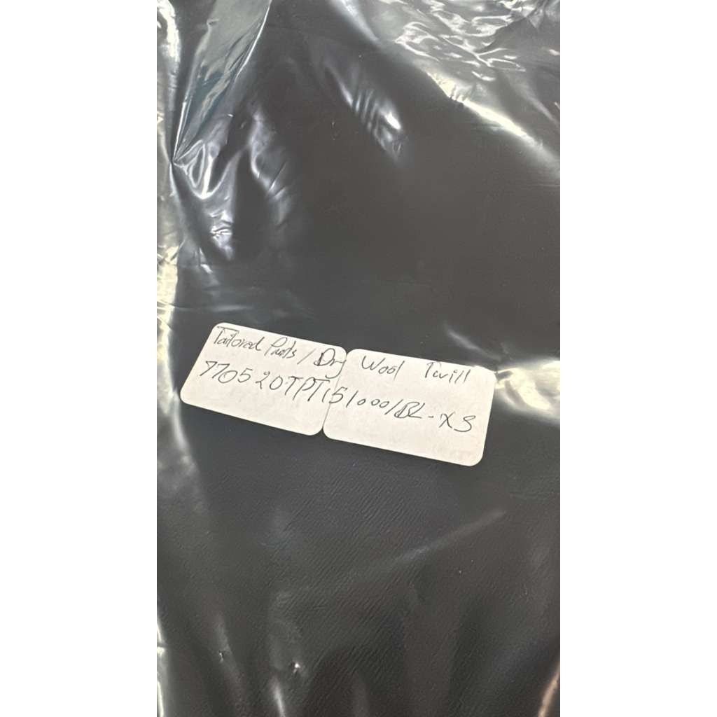 Balenciaga o1rshd1 Unisex Dry Wool Twill Tailored Pants in Black Size US 28 / EU 44 - 21 Thumbnail