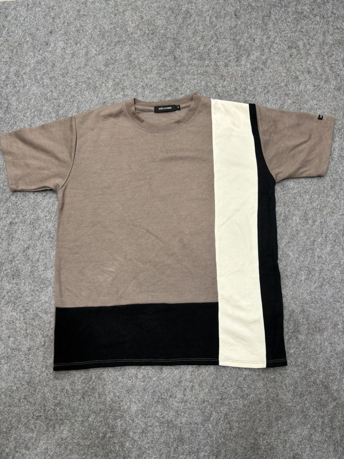 Japanese Brand INED Homme Multiple Seam Designer Shirt F683 Size US M / EU 48-50 / 2 - 11 Thumbnail