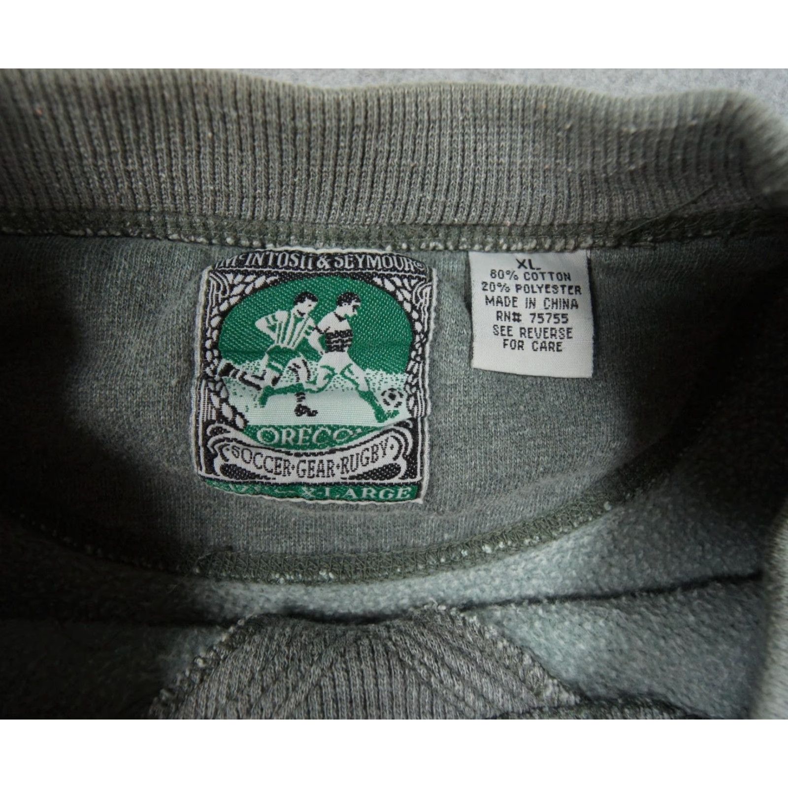 Vintage VINTAGE Mcintosh Seymour Sweatshirt Mens XL Green Crewneck 90s Outdoor Pullover Sweatshirt Mens XL Green 90s Size US XL / EU 56 / 4 - 7 Thumbnail