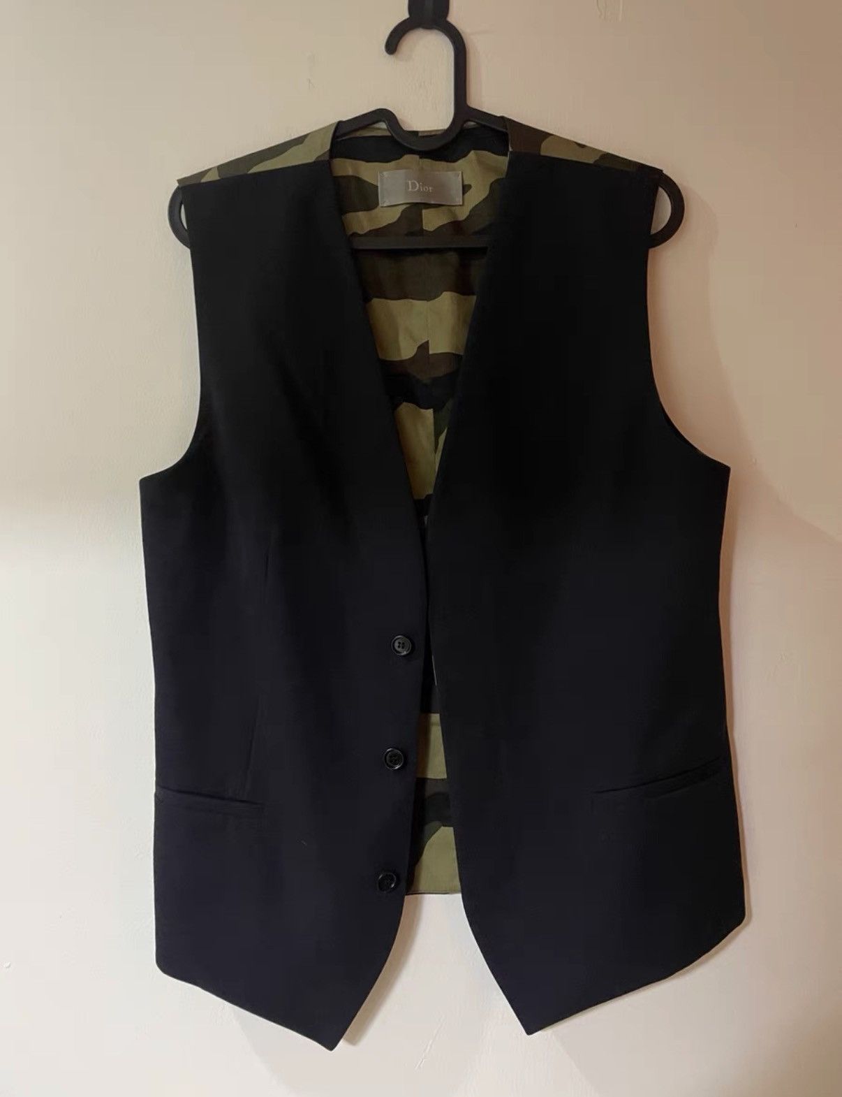 Dior DIOR Wool Paneled Vest Size US L / EU 52-54 / 3 - 2 Thumbnail