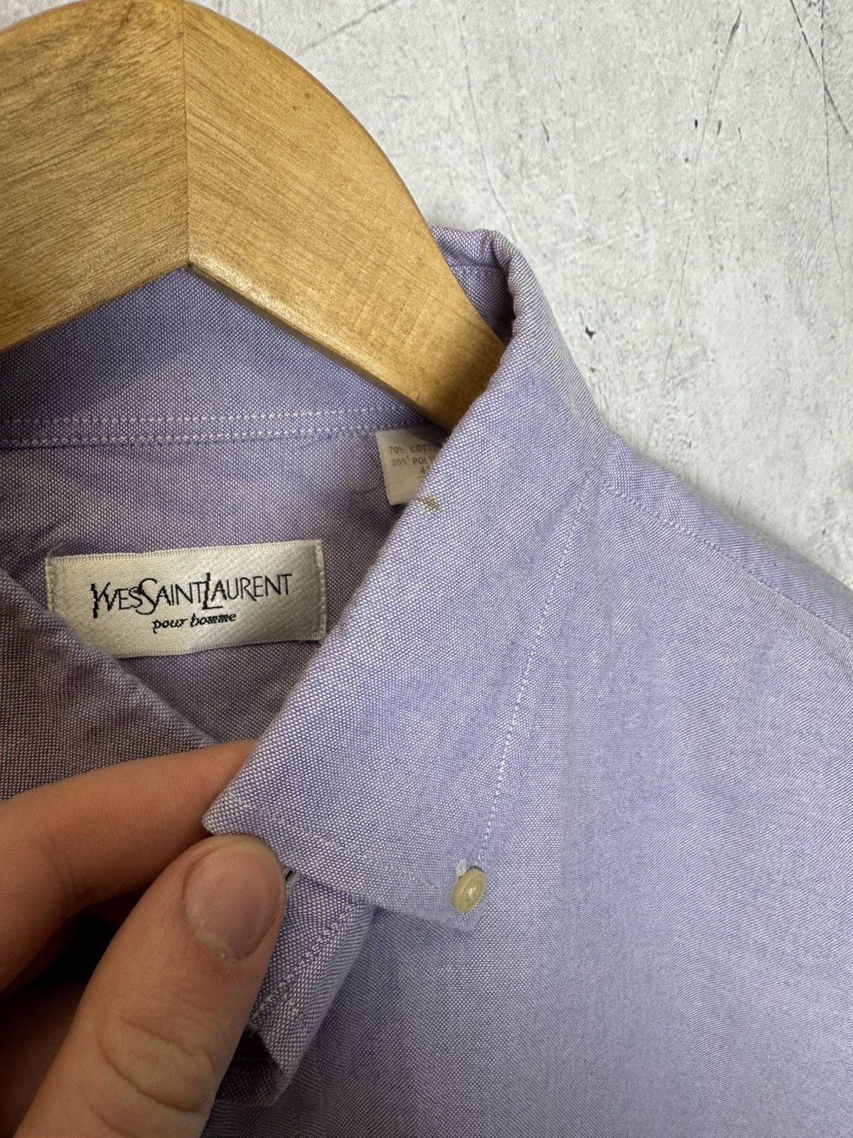 Vintage × Yves Saint Laurent YSL Yves Saint Laurent Shirt Vintage 90s Size US M / EU 48-50 / 2 - 7 Thumbnail
