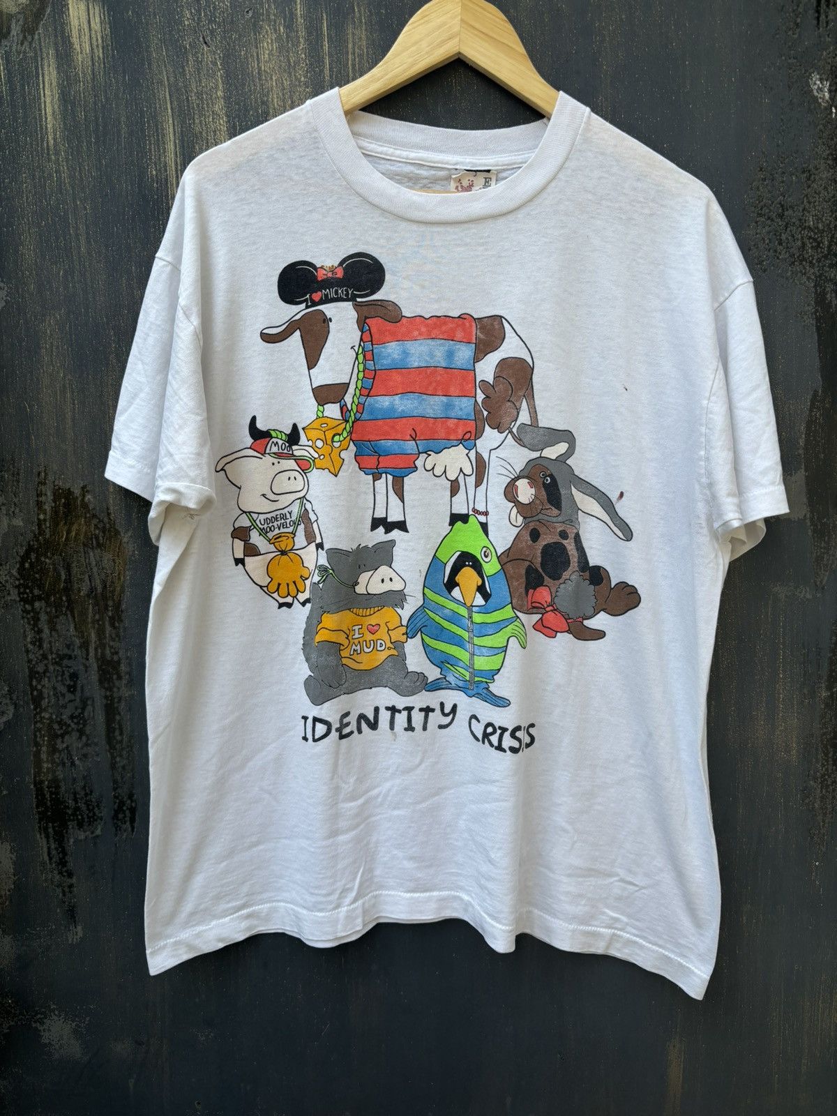 Arts & Science VERY RARE! Vintage 90’s Identity Crisis Art Parody Size US XL / EU 56 / 4 - 2 Thumbnail