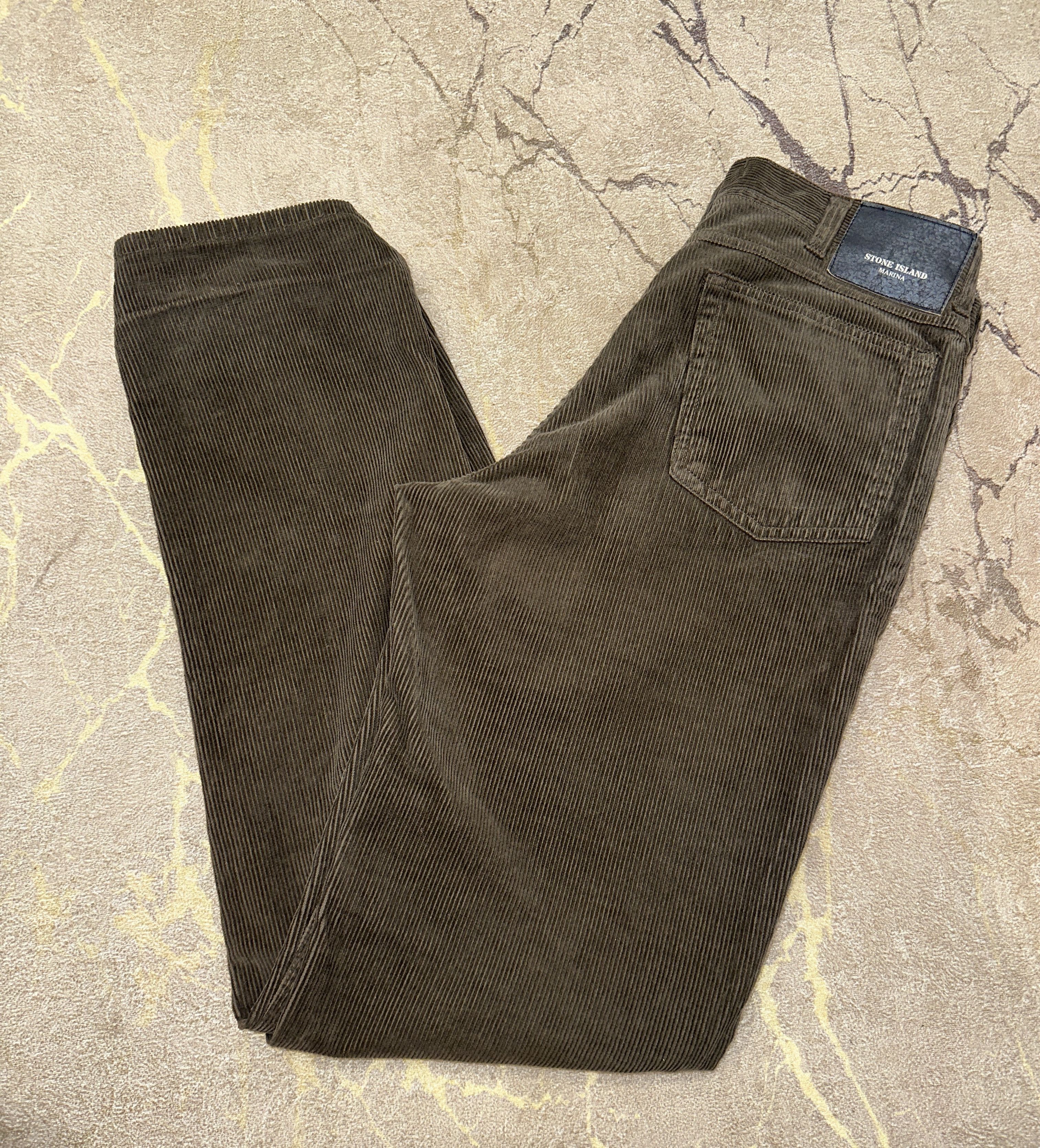 Stone Island Archive Stone Island Marina 1997 Corduroy Trousers Size 46 Size US 30 / EU 46 - 3 Thumbnail