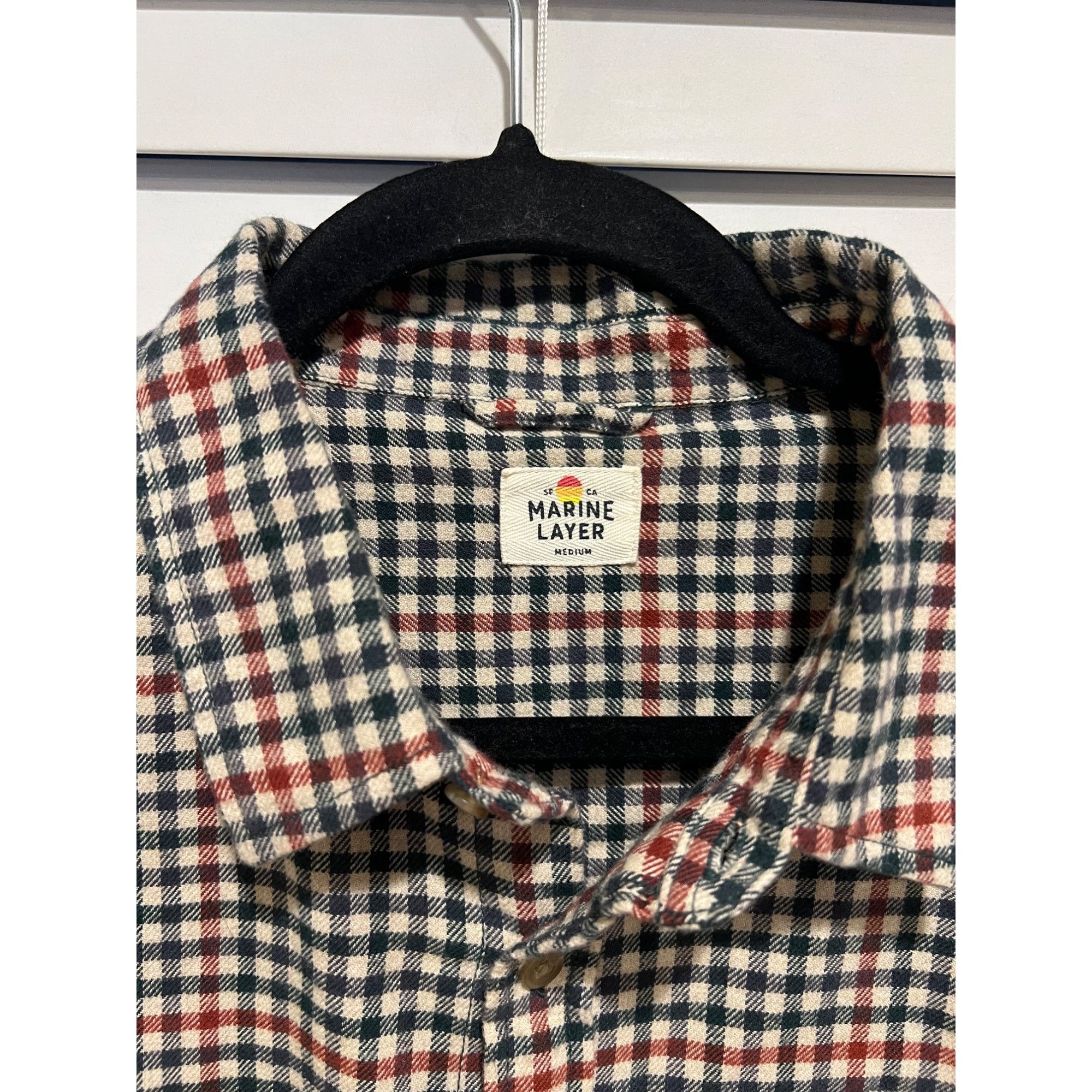 Marine Layer Marine Layer Long Sleeve Button Up Shirt - Size M Size US M / EU 48-50 / 2 - 2 Thumbnail