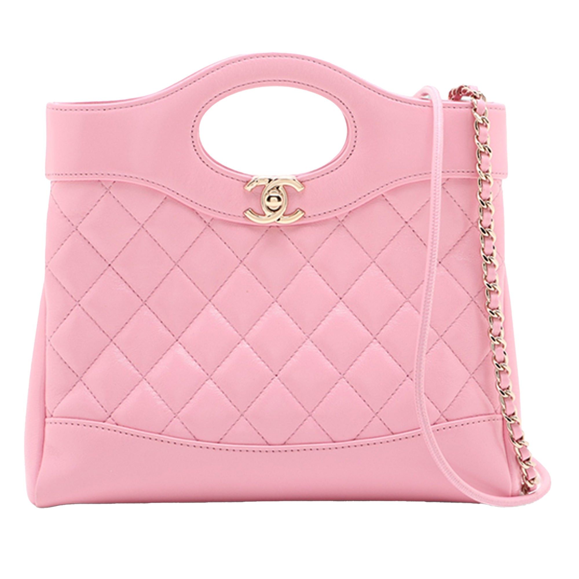 Mini Shiny Lambskin 31 Shopping Bag