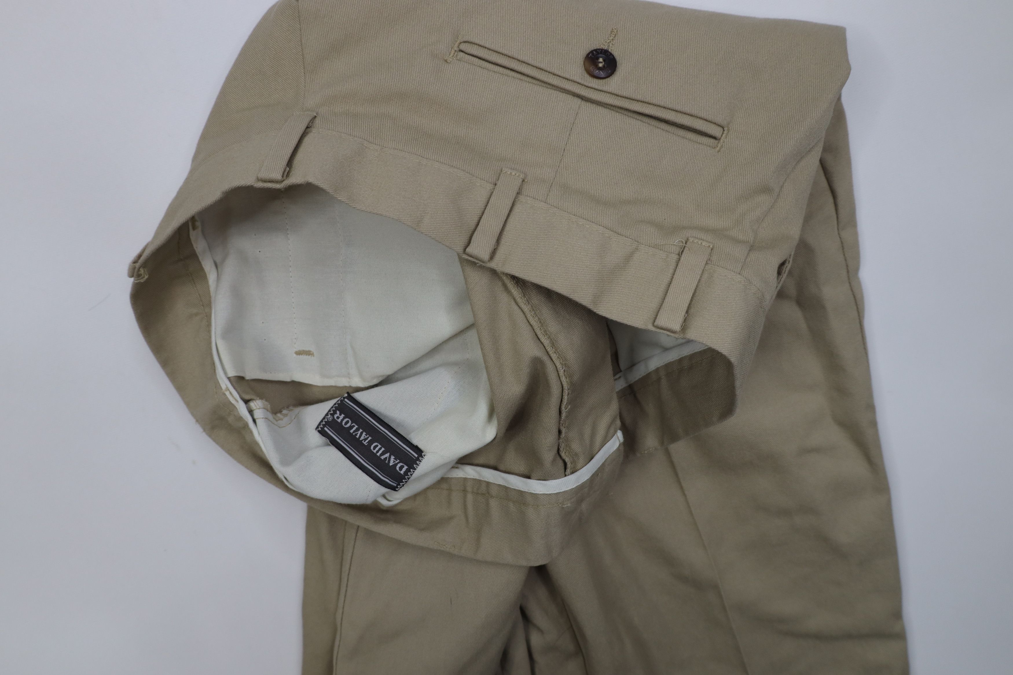 Vintage Vintage 70s Streetwear Wide Leg Chino Pants Beige Khaki Size US 34 / EU 50 - 8 Thumbnail