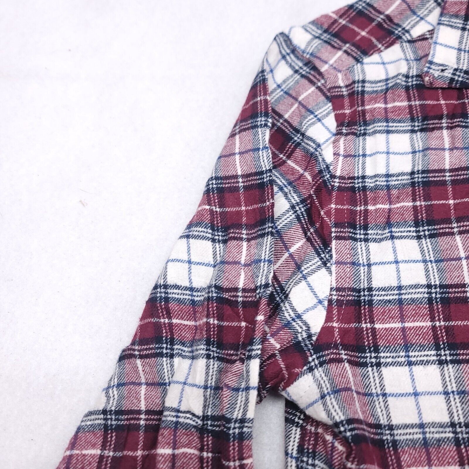 Croft & Barrow Croft & Barrow Tartan Flannel Shirt Mens Size Small S Maroon Size US S / EU 44-46 / 1 - 4 Thumbnail