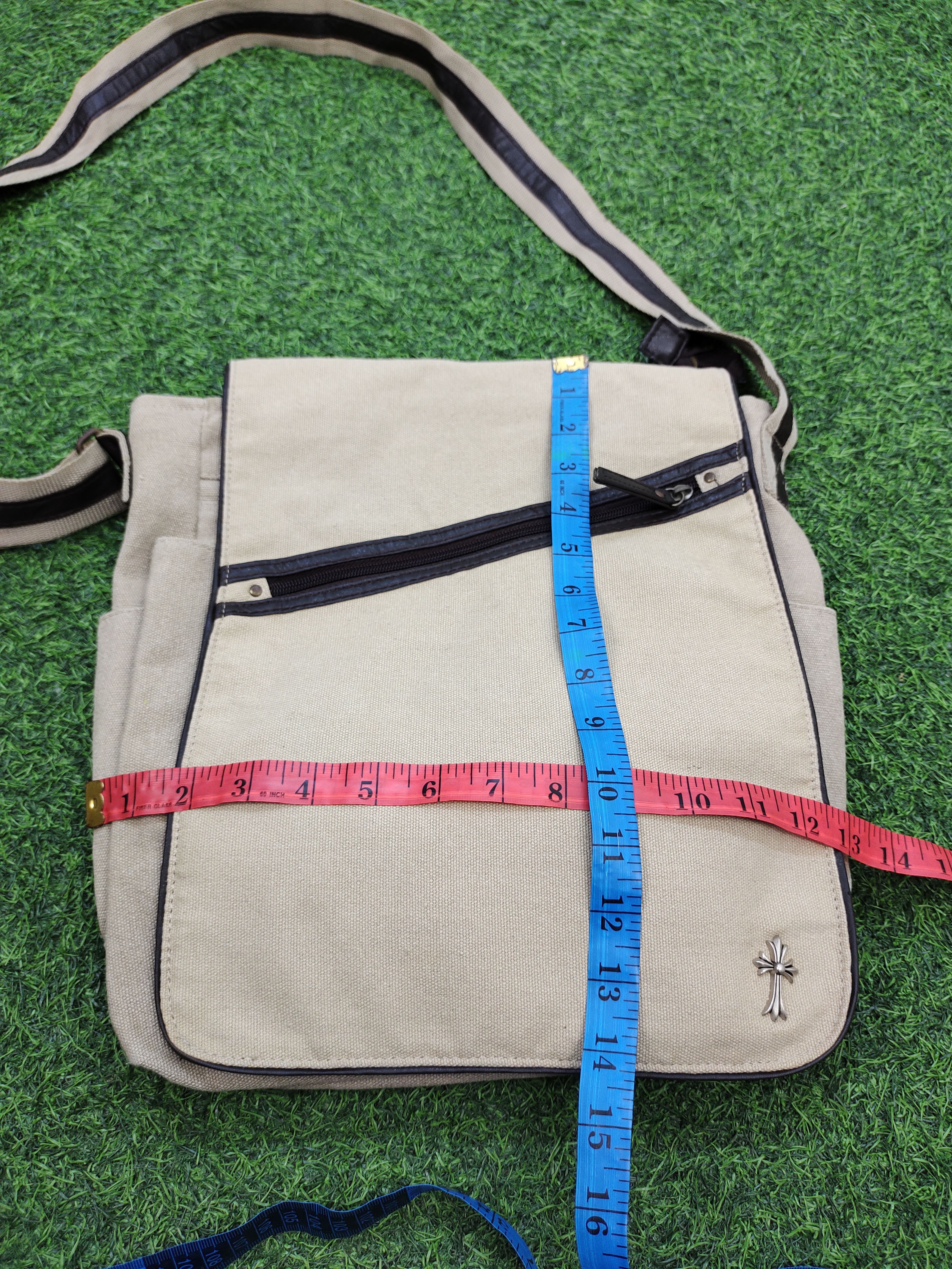 Hysteric Glamour Vintage Fabric Connection Japan Cross Pendant Sling Bag Size ONE SIZE - 16 Thumbnail