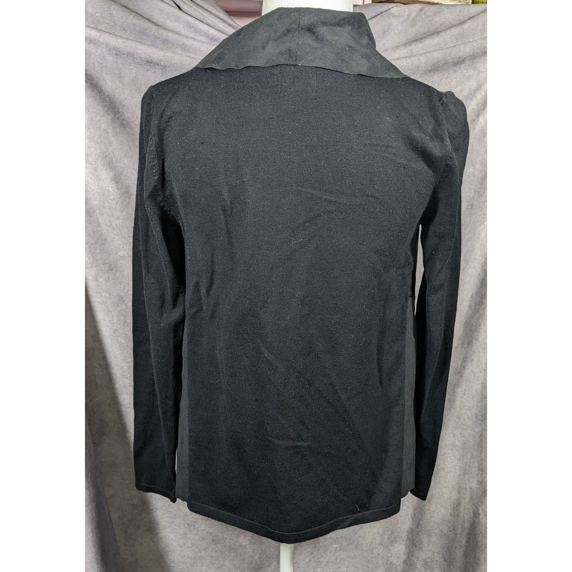 Other Cliche Gothic Faux Suede Grommet Accent Cardigan Size S / US 4 / IT 40 - 12 Thumbnail