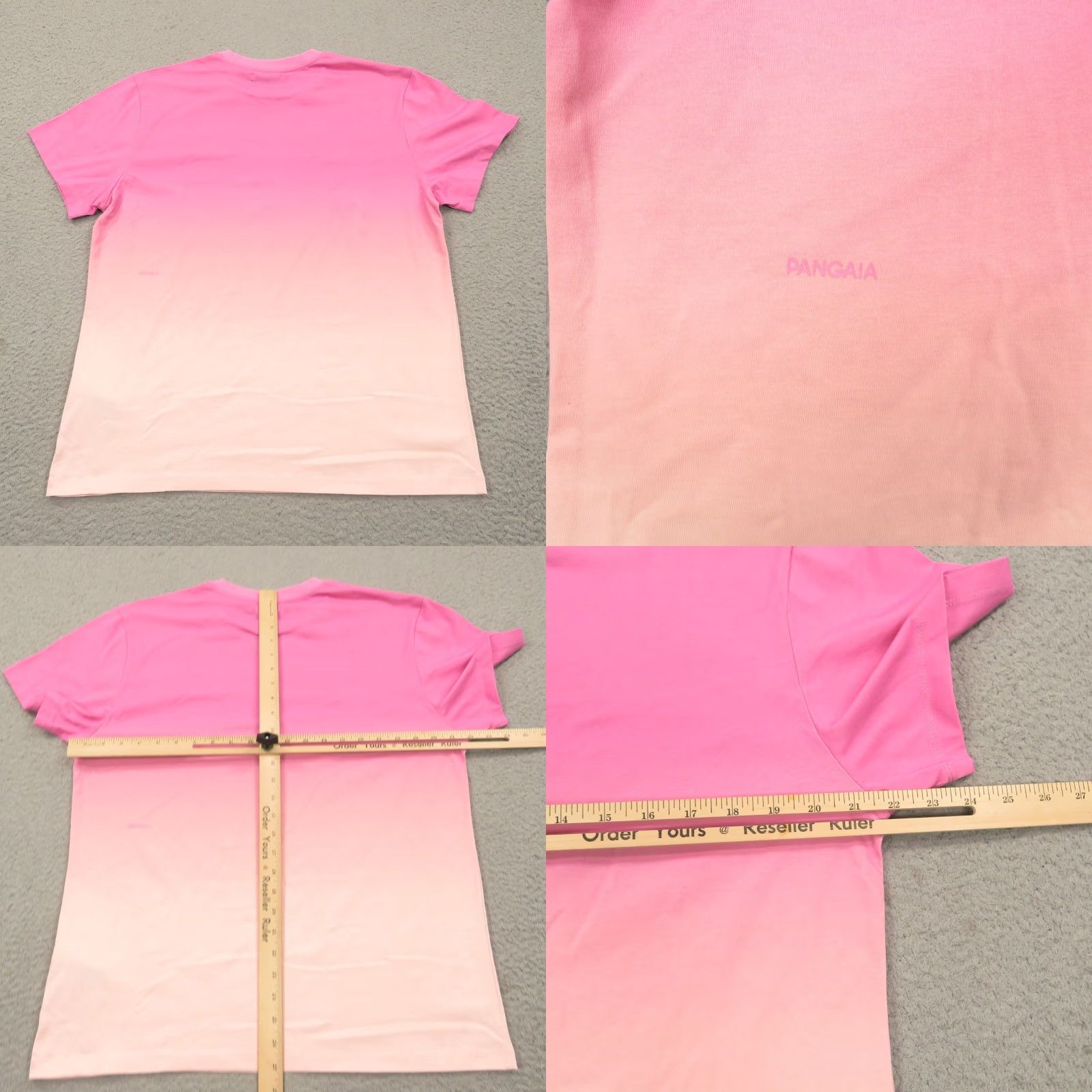 Pangaia Pangaia Shirt Mens M Blush Hot Pink Ombre Fade Peppermint Minimalist Eco Shirt Mens M Pink Ombre Beach Modern Mens Size US M / EU 48-50 / 2 - 8 Thumbnail