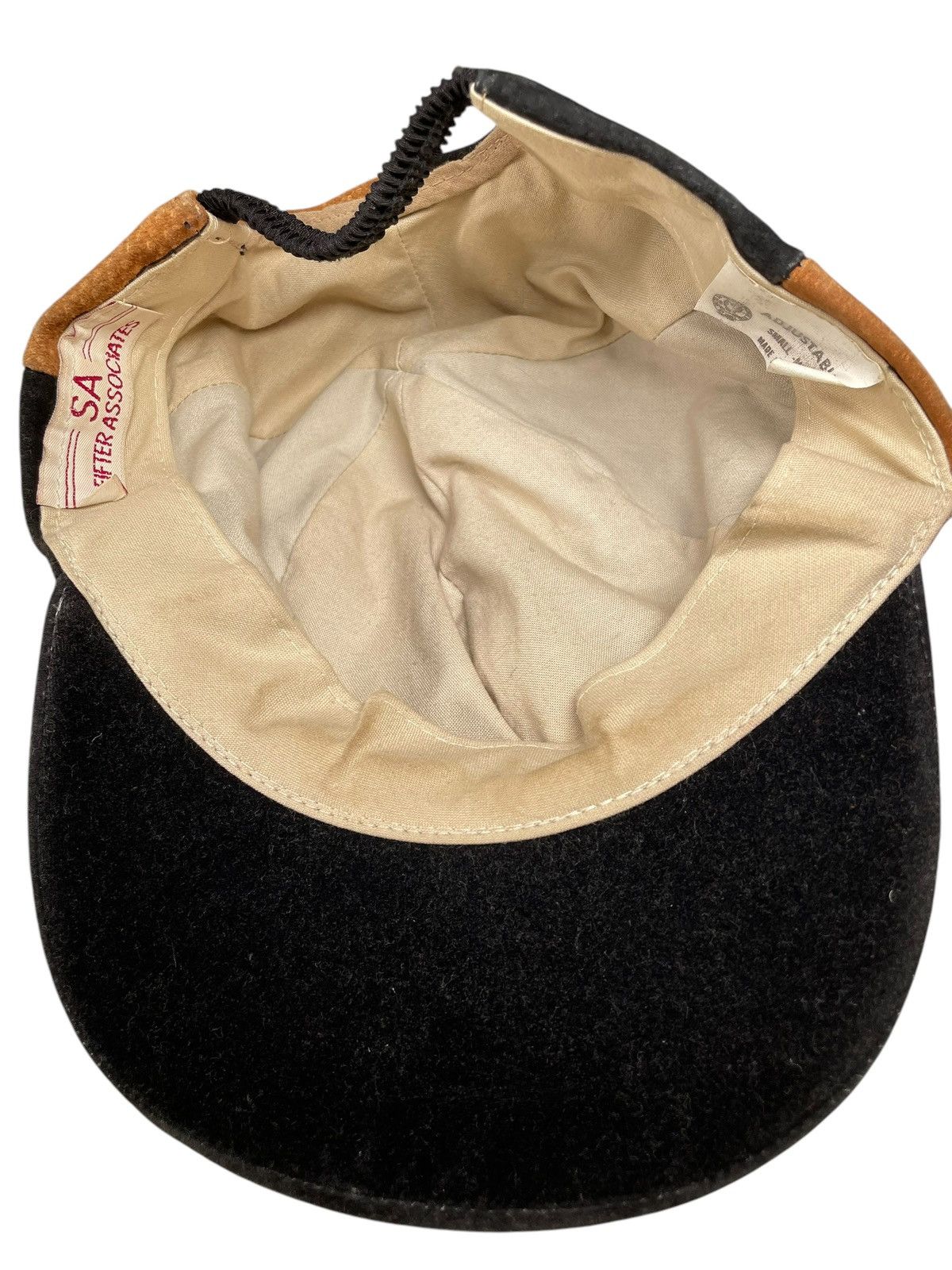 Vintage Vintage 90s Two-Tone Suede Cap Size ONE SIZE - 5 Thumbnail