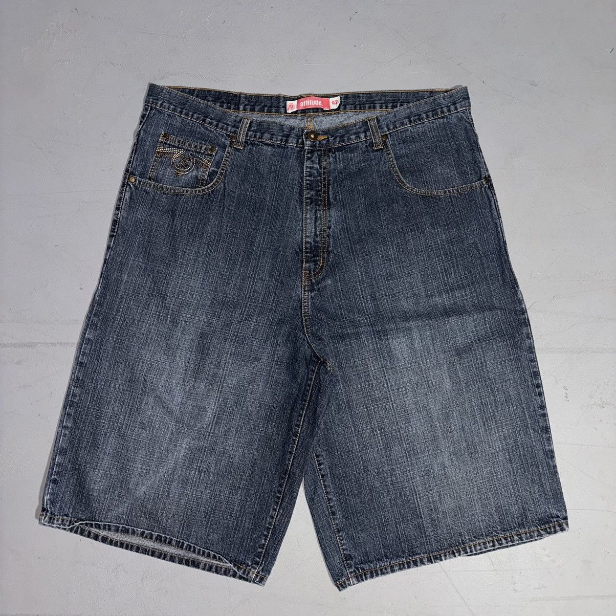 Ecko Unltd. × Southpole Y2K Baggy Shorts Jorts Denim Faded Southpole Ecko 40 Size US 40 / EU 56 - 2 Thumbnail