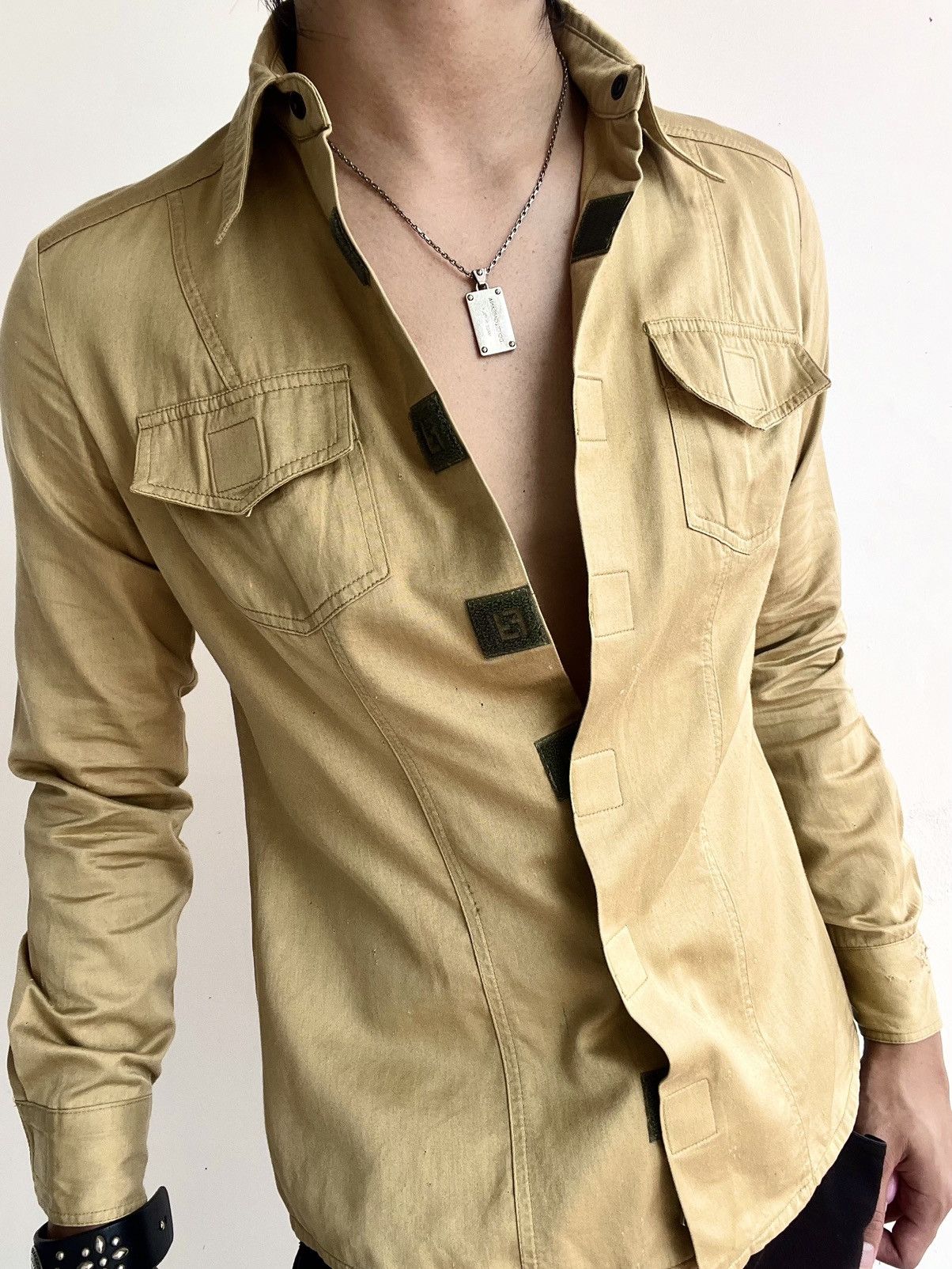 Fendi 2000s Fendi Beige Shirt Size US M / EU 48-50 / 2 - 3 Thumbnail