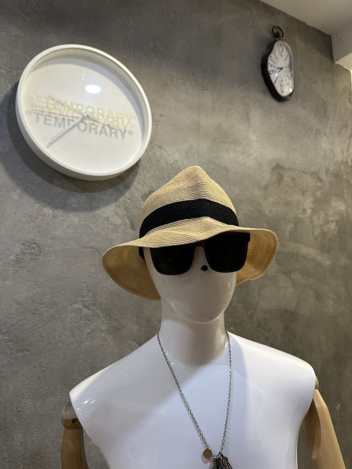 Ne-Net Ne-net Issey Miyake Fedora Straw Bucket Hats Size ONE SIZE - 13 Thumbnail