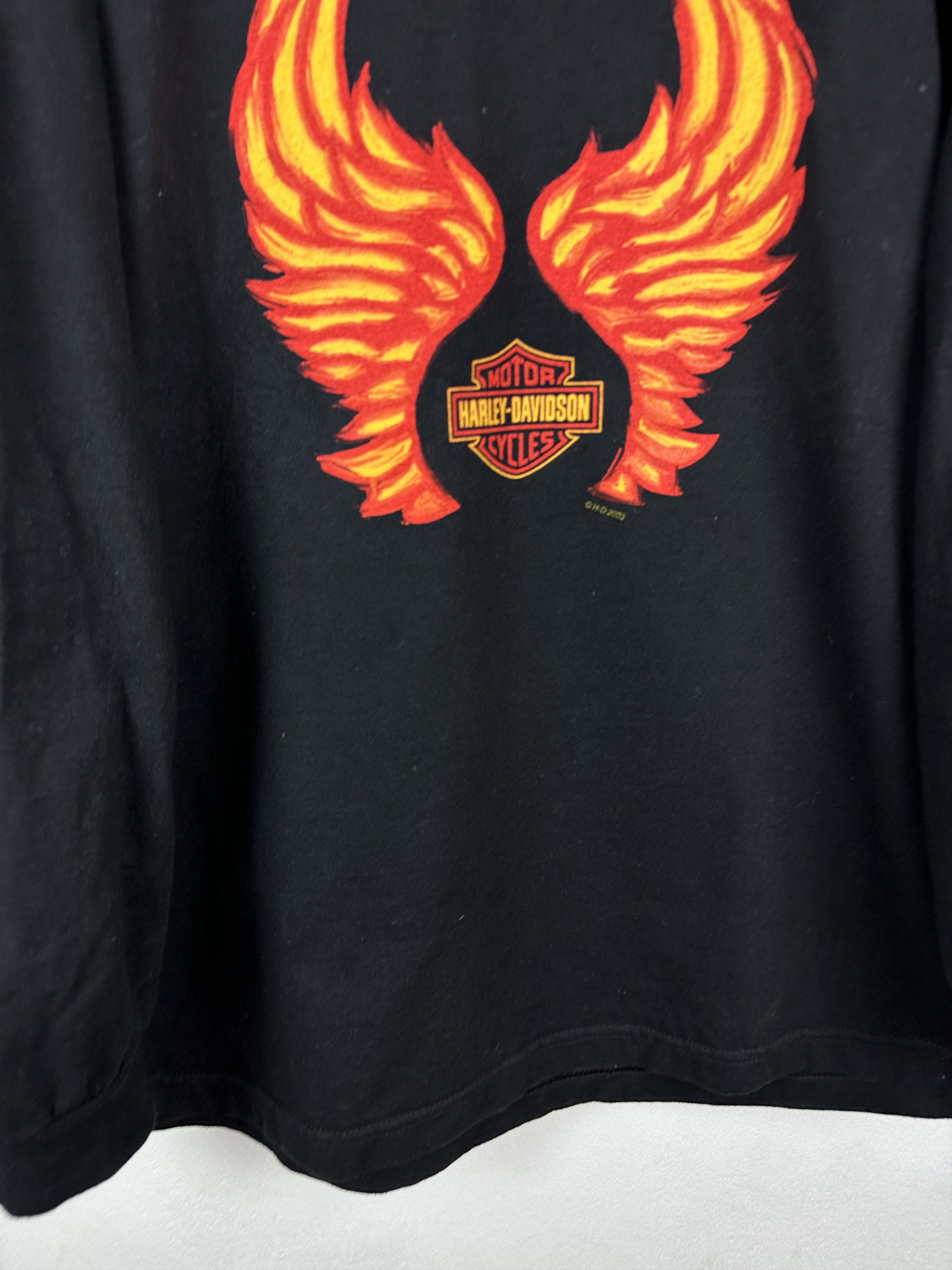 Harley Davidson Vintage Harley Davidson Abura Shirt Eagle Fire Long Sleeve Size M / US 6-8 / IT 42-44 - 3 Thumbnail