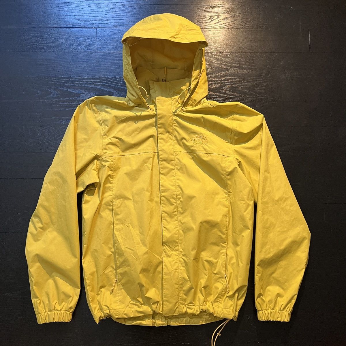 North face yellow waterproof jacket best sale