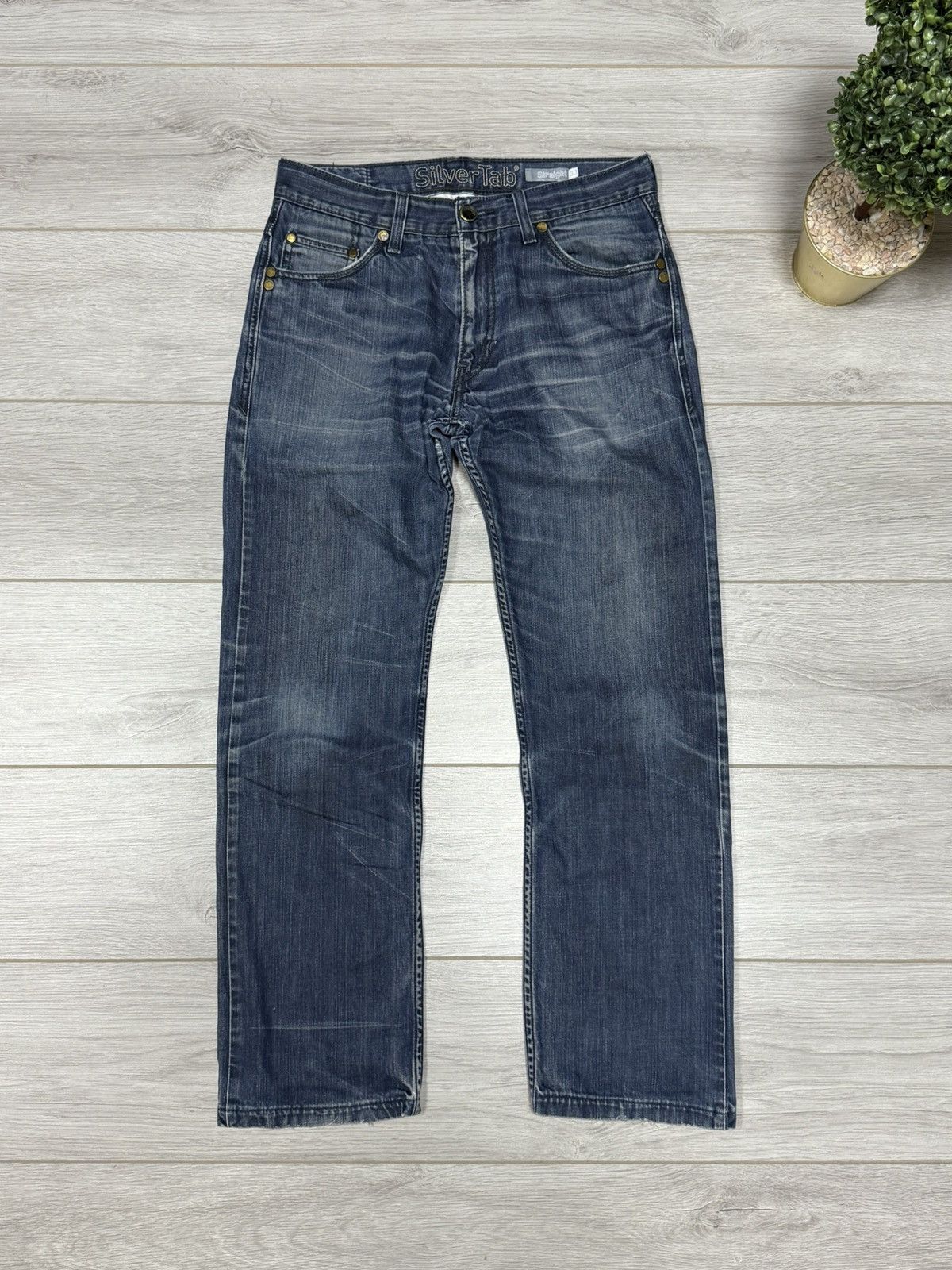 Levi's Levis Silver tab vintage denim pants jeans Size US 33 - 8 Thumbnail