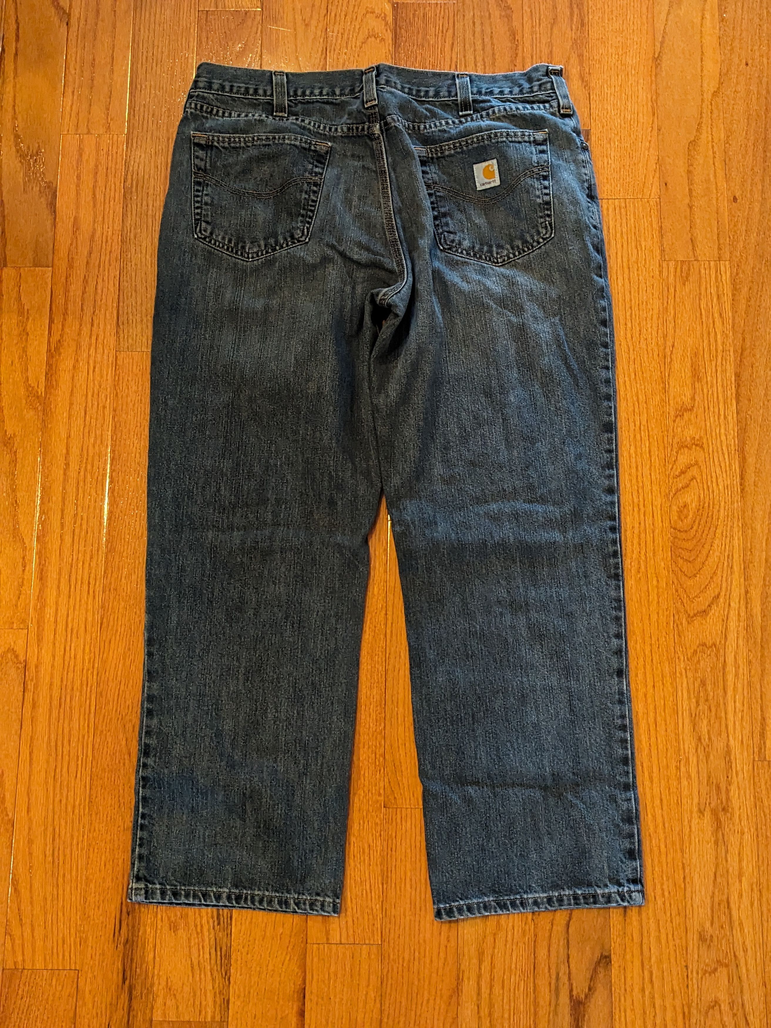 Carhartt × Vintage Vintage Y2K Carhartt 101483-968 38x30 Relaxed Fit Denim Size US 38 / EU 54 - 1 Thumbnail