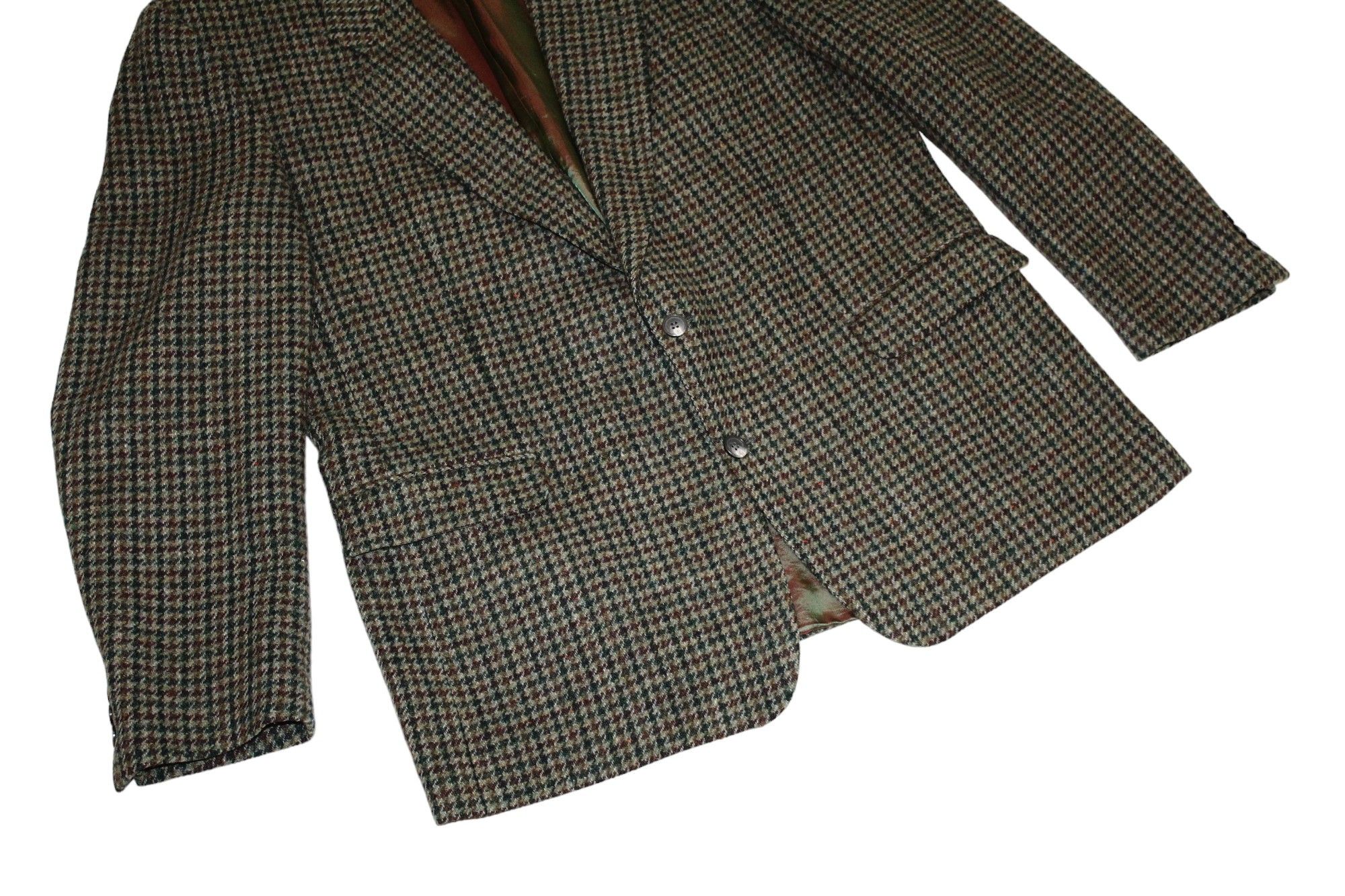 Harris Tweed VTG Harris Tweed x Konen x Teller Austria Handwoven Coat Size US XXL / EU 58 / 5 - 5 Thumbnail