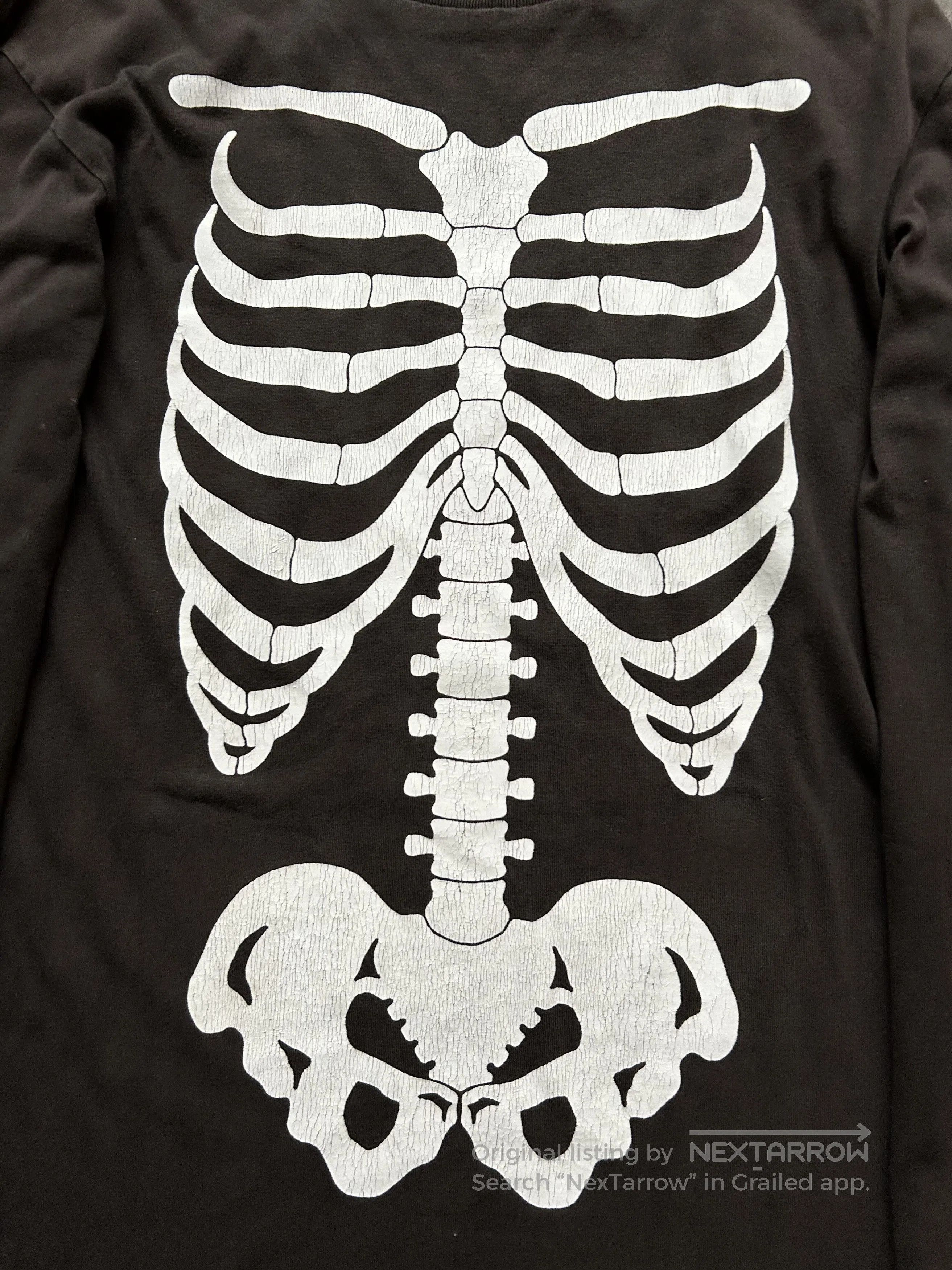 Number (N)ine skeleton print long sleeve shirt. Size US L / EU 52-54 / 3 - 2 Thumbnail