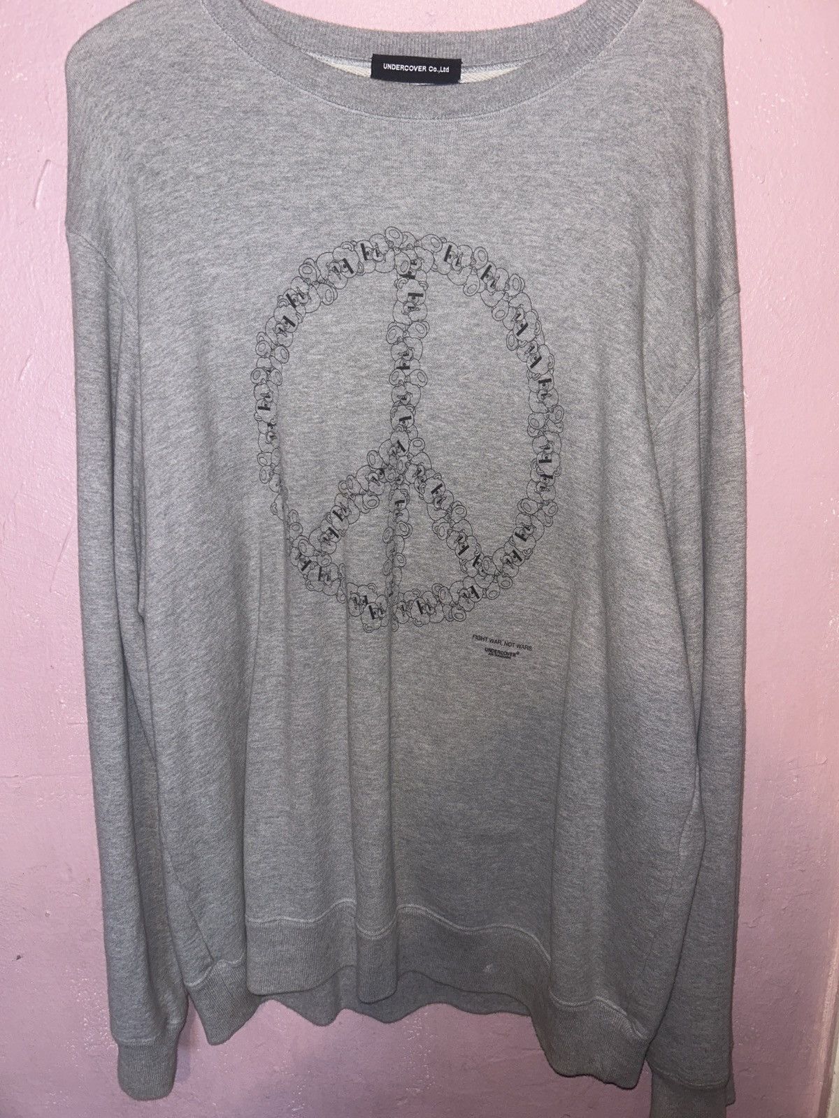 Undercover Undercover ‘Fight War’ Sweatshirt Size US XL / EU 56 / 4 - 1 Thumbnail