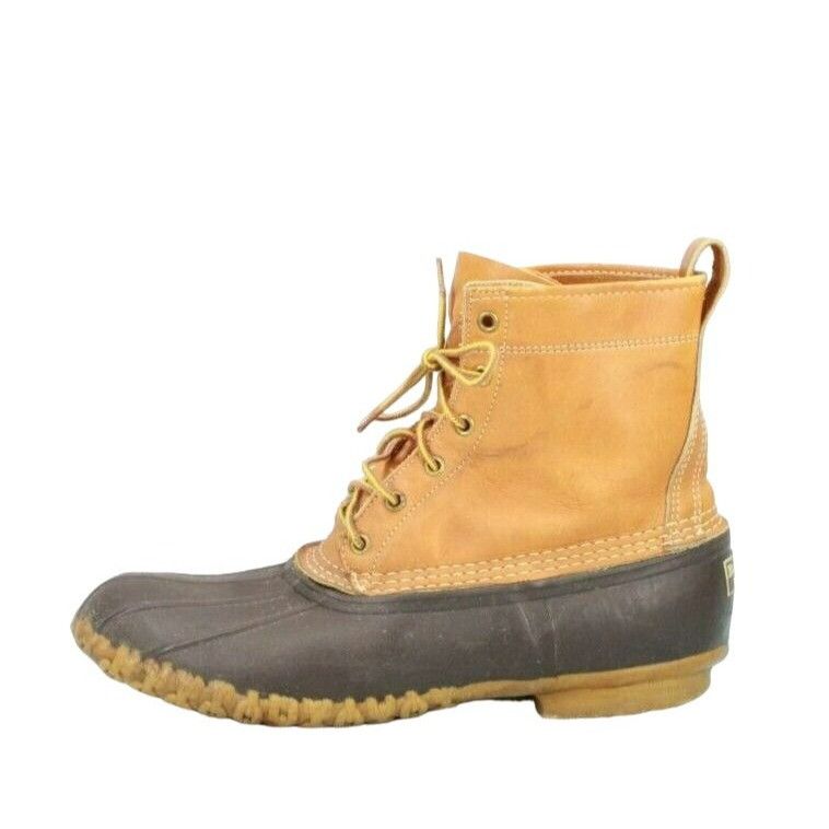 L.L. Bean × Leather × Vintage Vintage LL Bean Women's Leather Duck Boots Size 11 Narrow Size US 11 / IT 41 - 1 Thumbnail