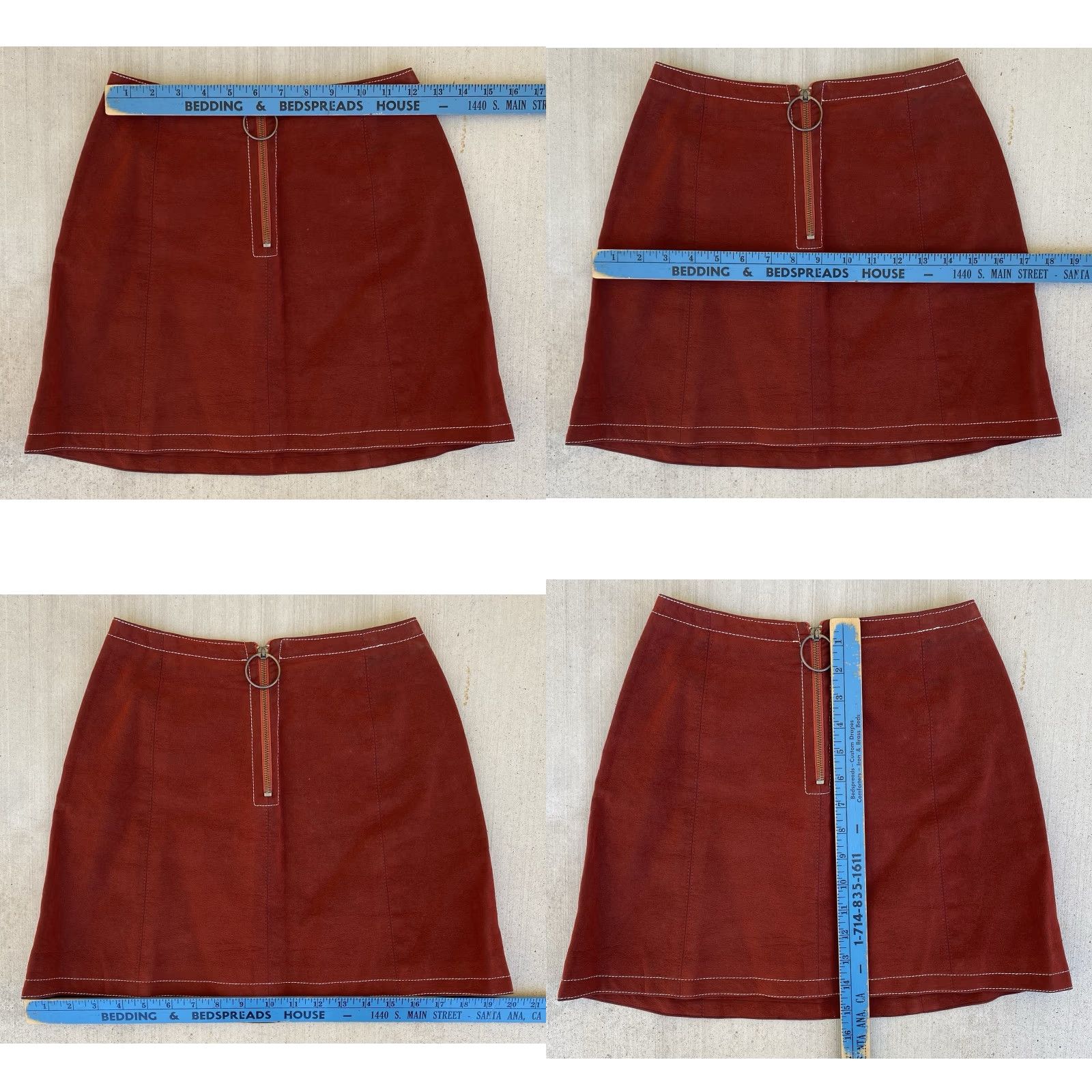 Vintage VINTAGE Rough Rider Napa Calif Mini Skirt Western Hippy Cowgirl Sz 5/6 Brown Cotton Blend 1970s Mens Womens Girls? Size 28" / US 6 / IT 42 - 11 Thumbnail