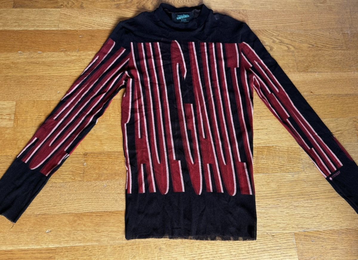 Jean Paul Gaultier JPG MAILLE 1994 Grail Big Letter Logo Size US L / EU 52-54 / 3 - 3 Thumbnail