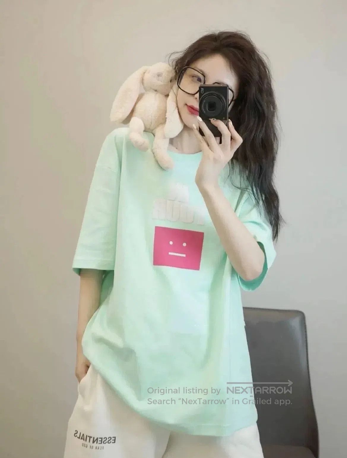 Acne Studios Acne Studios Green Graphic Short Sleeve Tee. Size US S / EU 44-46 / 1 - 6 Thumbnail